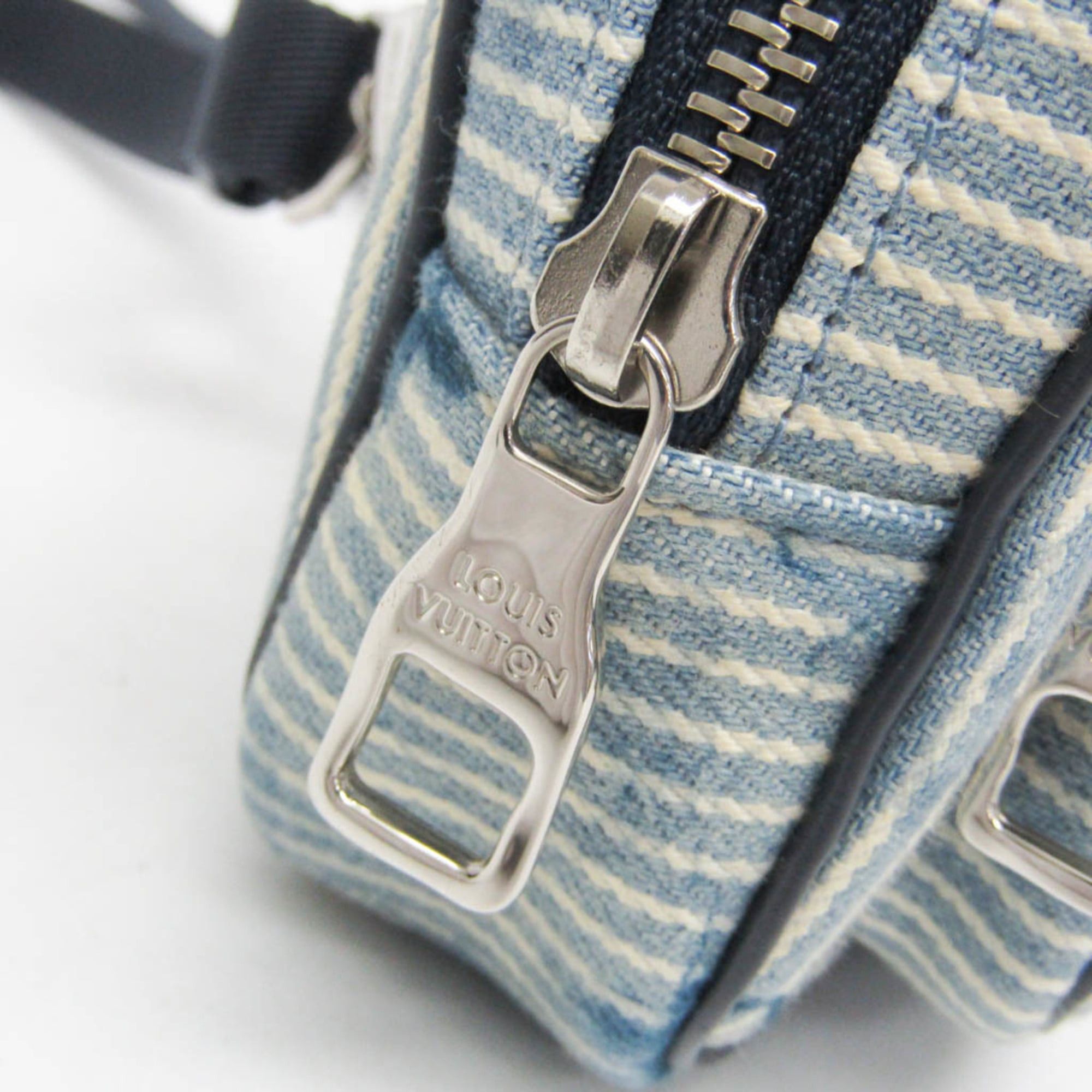Louis Vuitton Louis Vuitton Monogram Outdoor Pouch Summer Collection M80462 Men,Women Pouch,Shoulder Bag Blue,White Size ONE SIZE - 8 Thumbnail