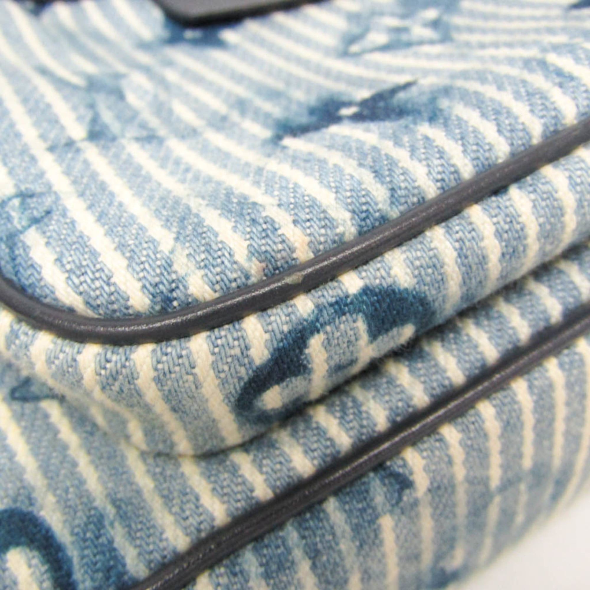 Louis Vuitton Louis Vuitton Monogram Outdoor Pouch Summer Collection M80462 Men,Women Pouch,Shoulder Bag Blue,White Size ONE SIZE - 6 Thumbnail