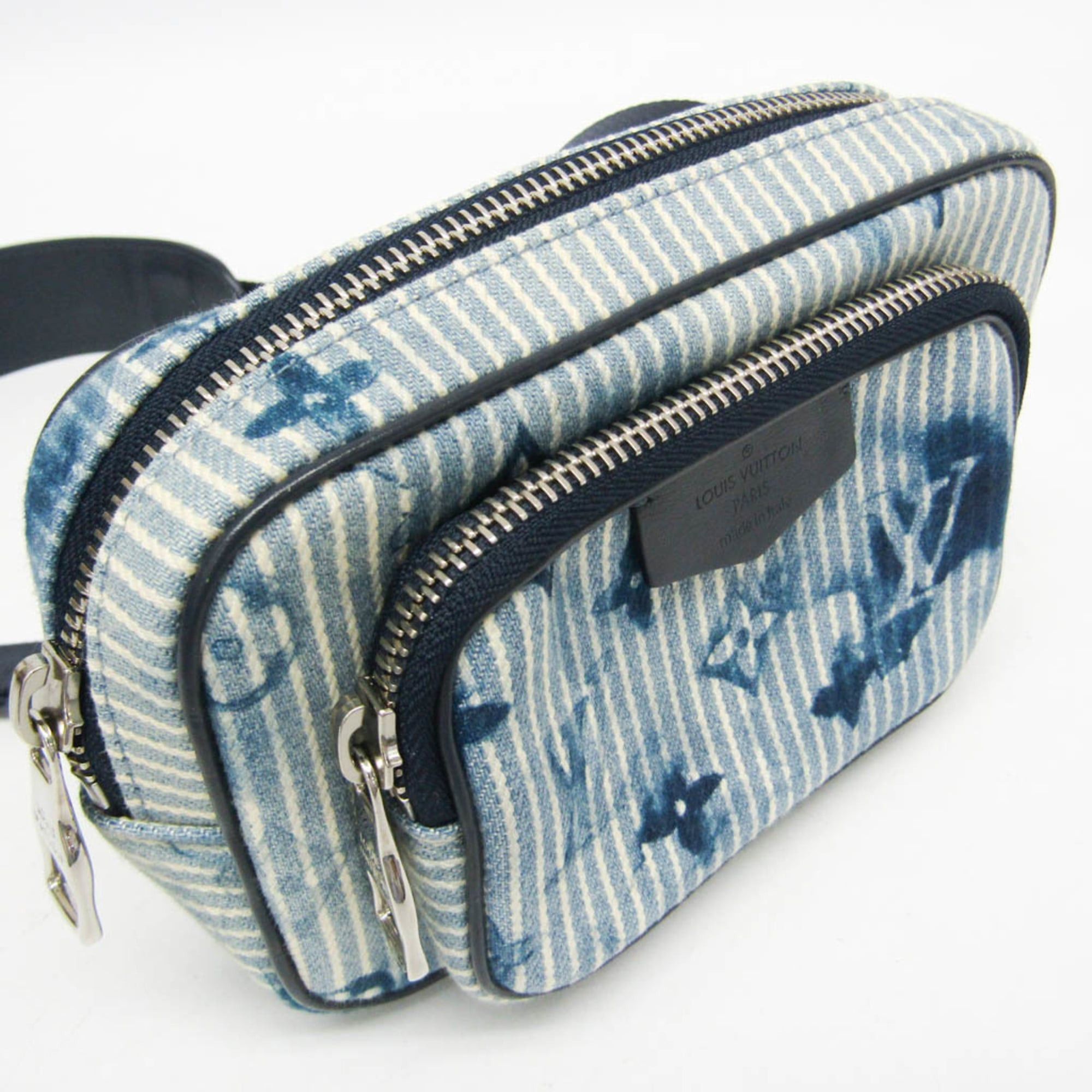 Louis Vuitton Louis Vuitton Monogram Outdoor Pouch Summer Collection M80462 Men,Women Pouch,Shoulder Bag Blue,White Size ONE SIZE - 11 Thumbnail