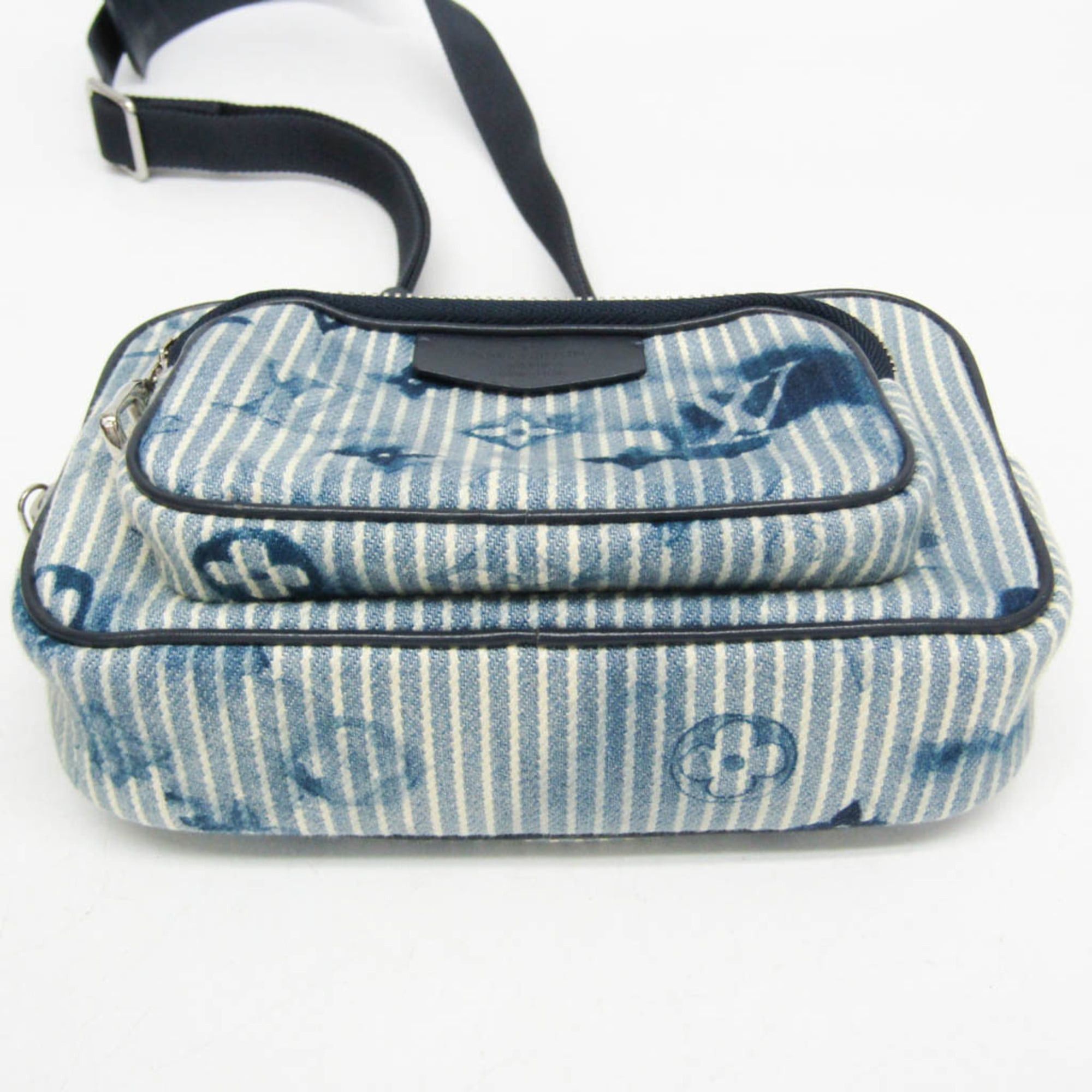 Louis Vuitton Louis Vuitton Monogram Outdoor Pouch Summer Collection M80462 Men,Women Pouch,Shoulder Bag Blue,White Size ONE SIZE - 7 Thumbnail