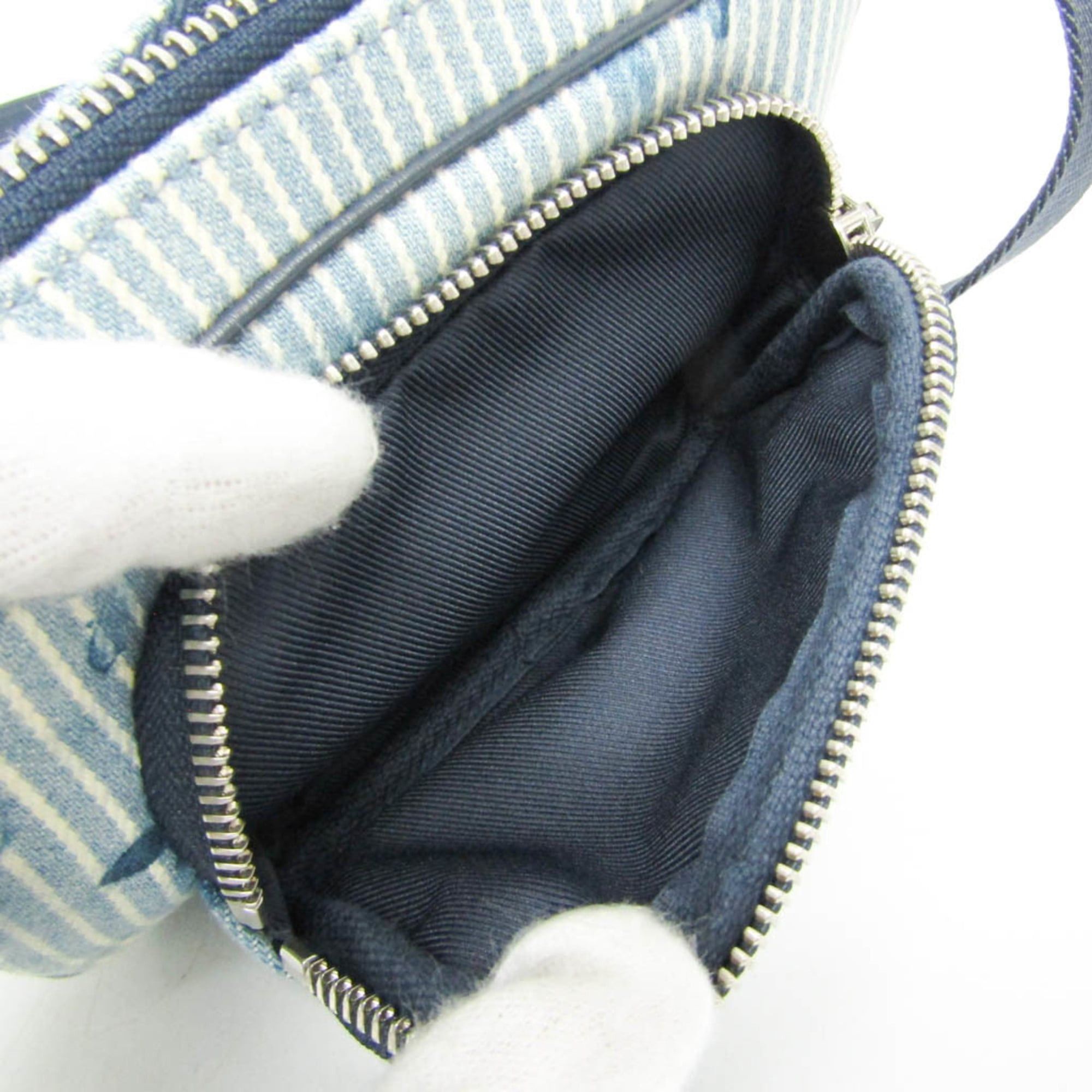 Louis Vuitton Louis Vuitton Monogram Outdoor Pouch Summer Collection M80462 Men,Women Pouch,Shoulder Bag Blue,White Size ONE SIZE - 12 Thumbnail