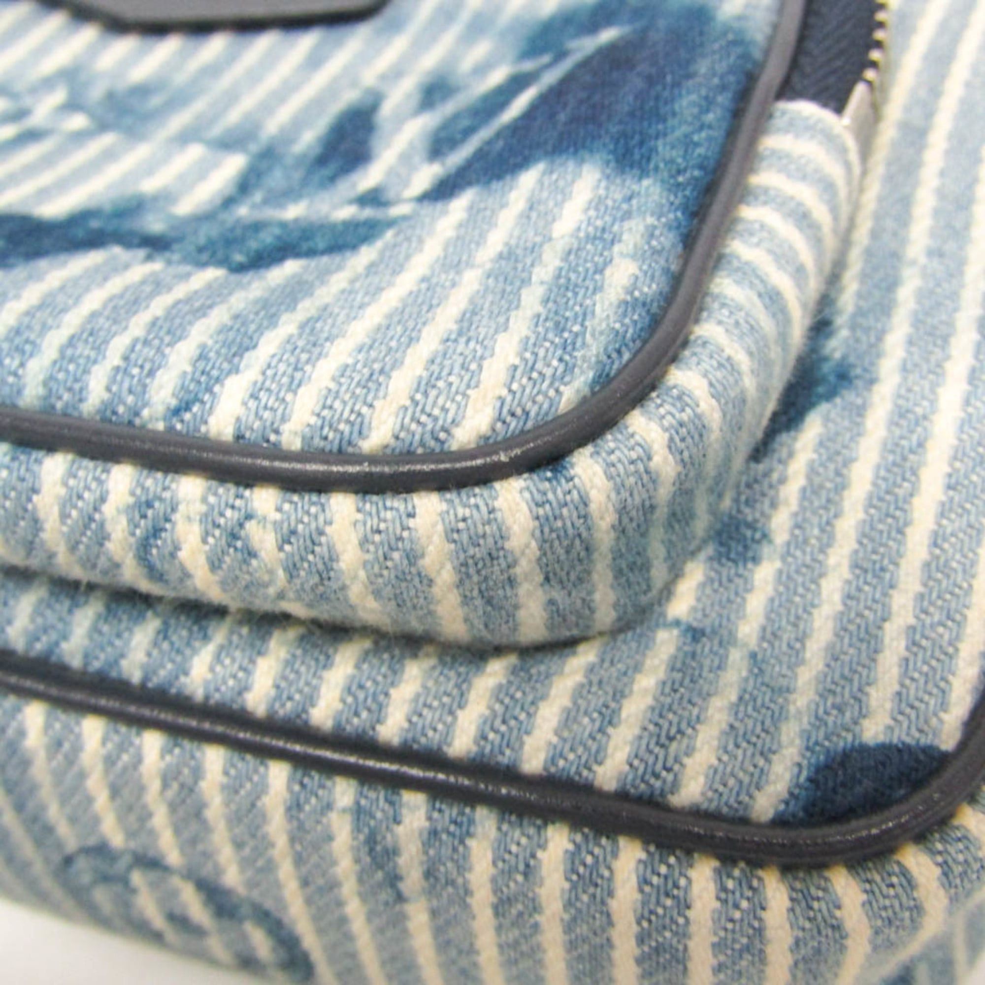 Louis Vuitton Louis Vuitton Monogram Outdoor Pouch Summer Collection M80462 Men,Women Pouch,Shoulder Bag Blue,White Size ONE SIZE - 5 Thumbnail