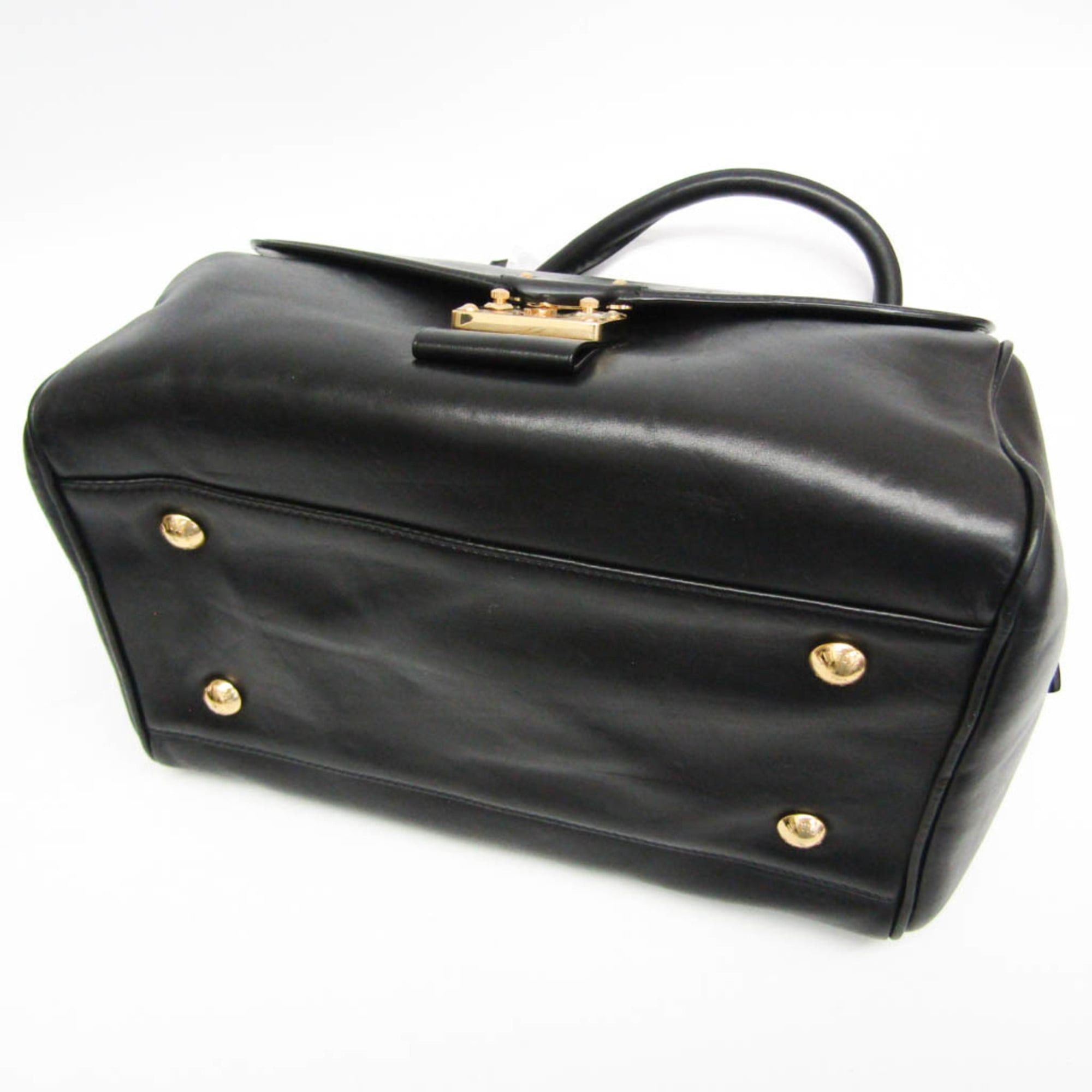 Louis Vuitton Louis Vuitton Cuir Orfevre Neo Speedy PM Women's Handbag Black Size ONE SIZE - 4 Thumbnail