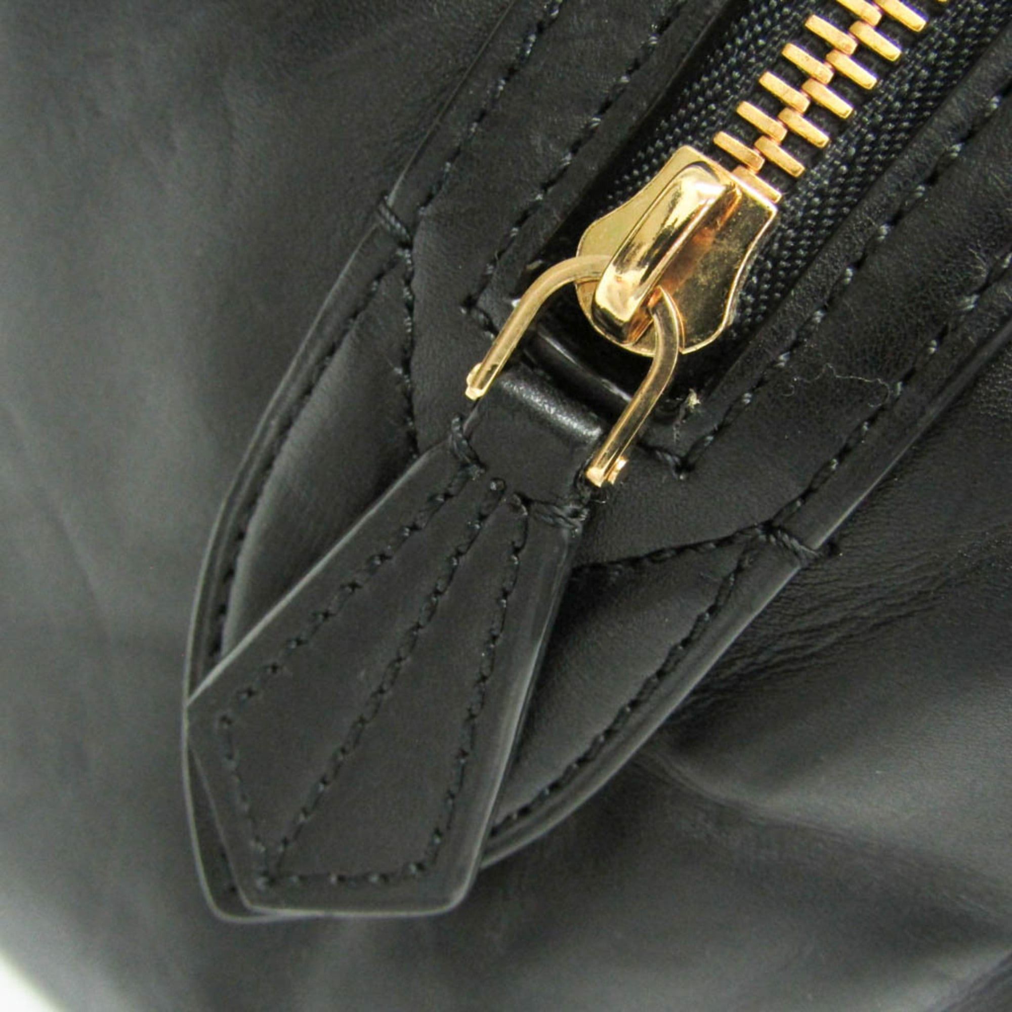 Louis Vuitton Louis Vuitton Cuir Orfevre Neo Speedy PM Women's Handbag Black Size ONE SIZE - 13 Thumbnail