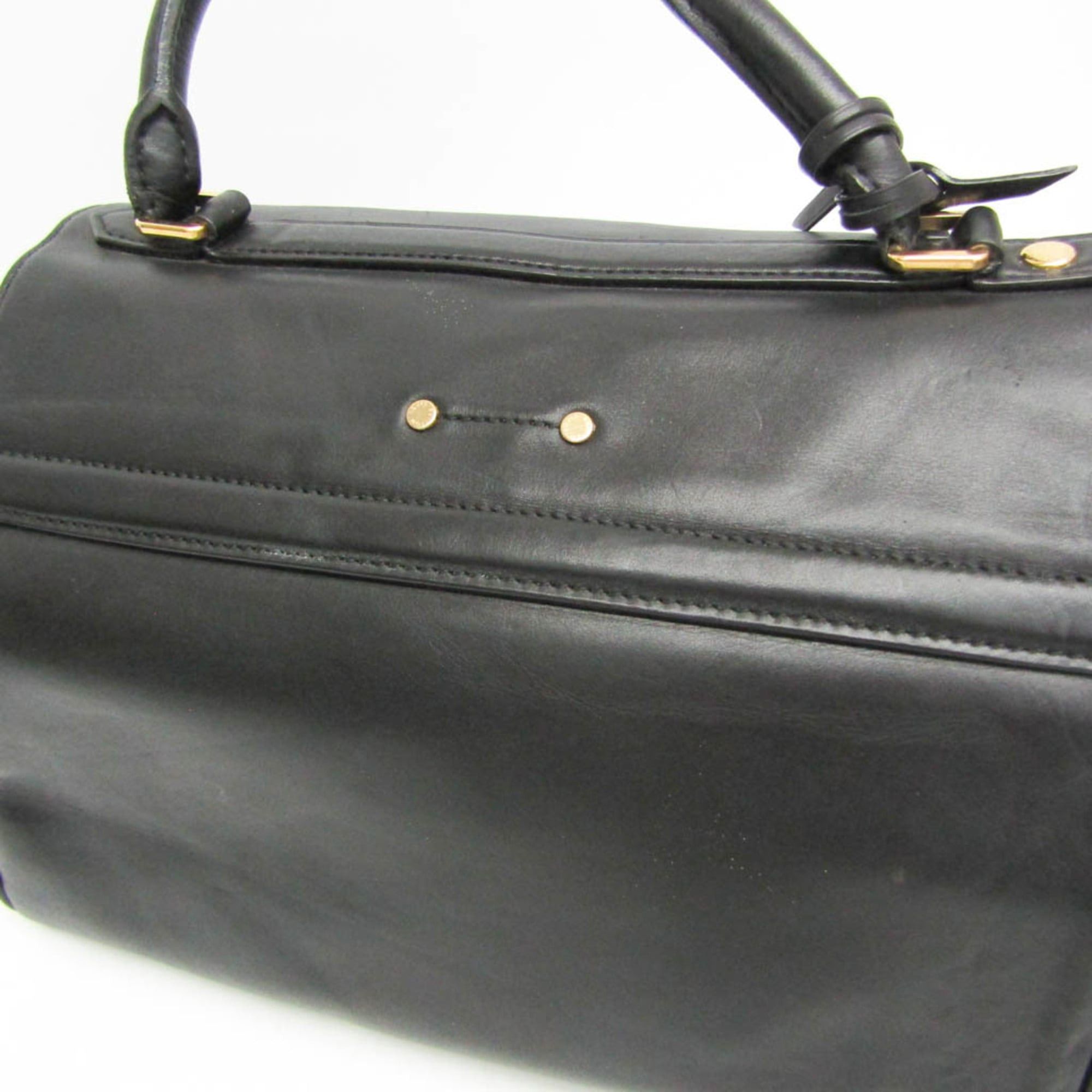 Louis Vuitton Louis Vuitton Cuir Orfevre Neo Speedy PM Women's Handbag Black Size ONE SIZE - 7 Thumbnail