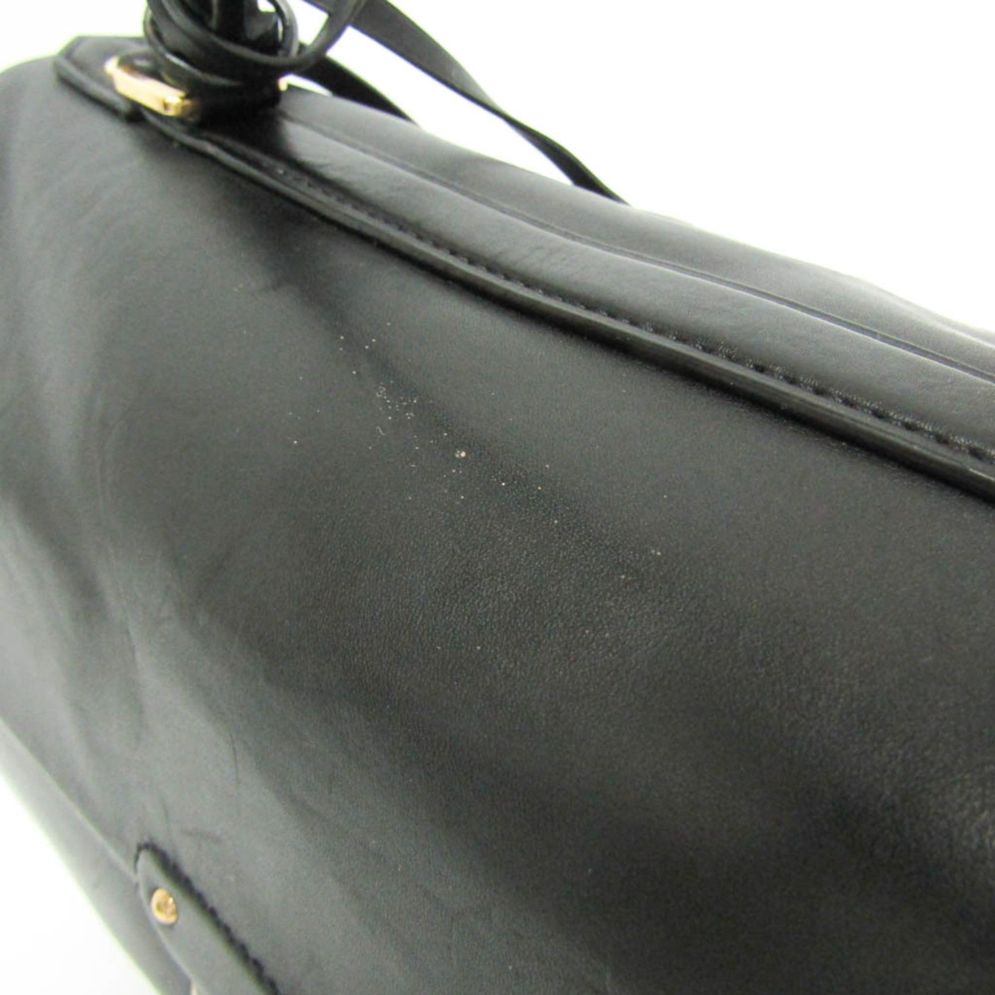 Louis Vuitton Louis Vuitton Cuir Orfevre Neo Speedy PM Women's Handbag Black Size ONE SIZE - 6 Thumbnail