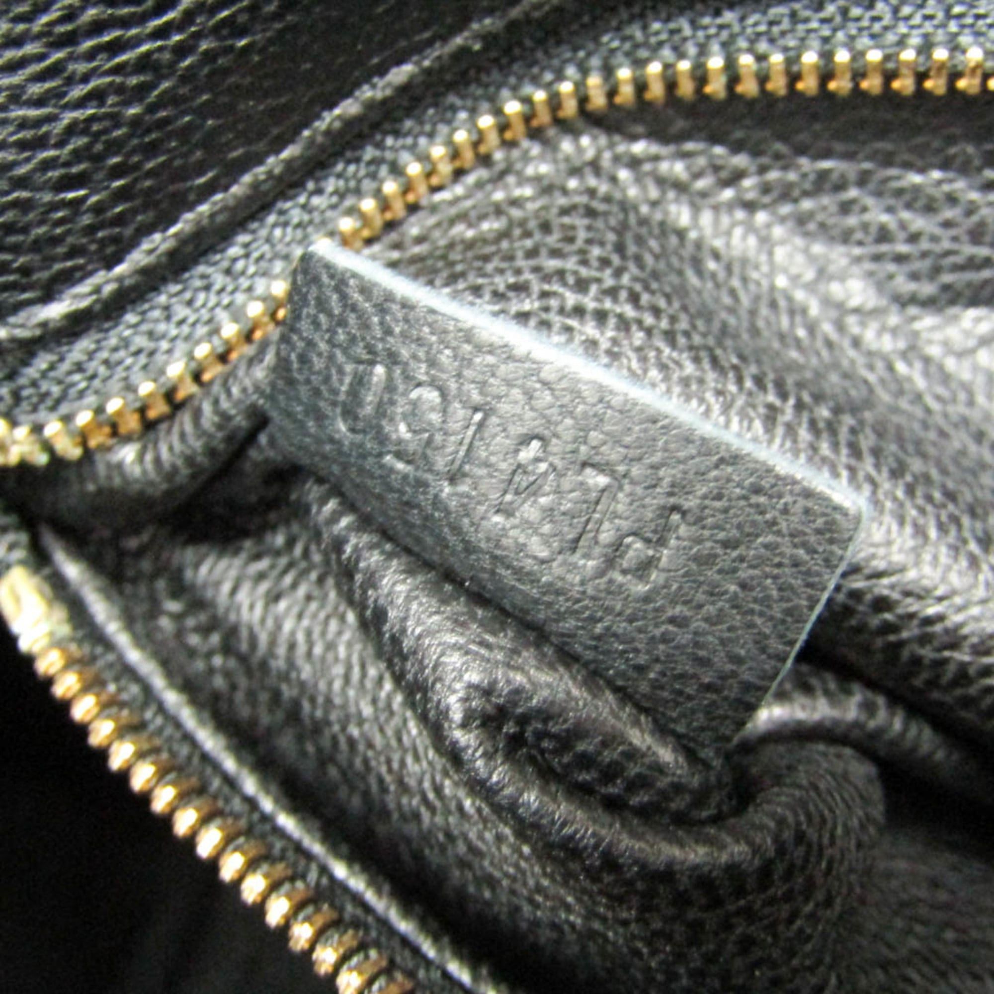 Louis Vuitton Louis Vuitton Cuir Orfevre Neo Speedy PM Women's Handbag Black Size ONE SIZE - 17 Thumbnail