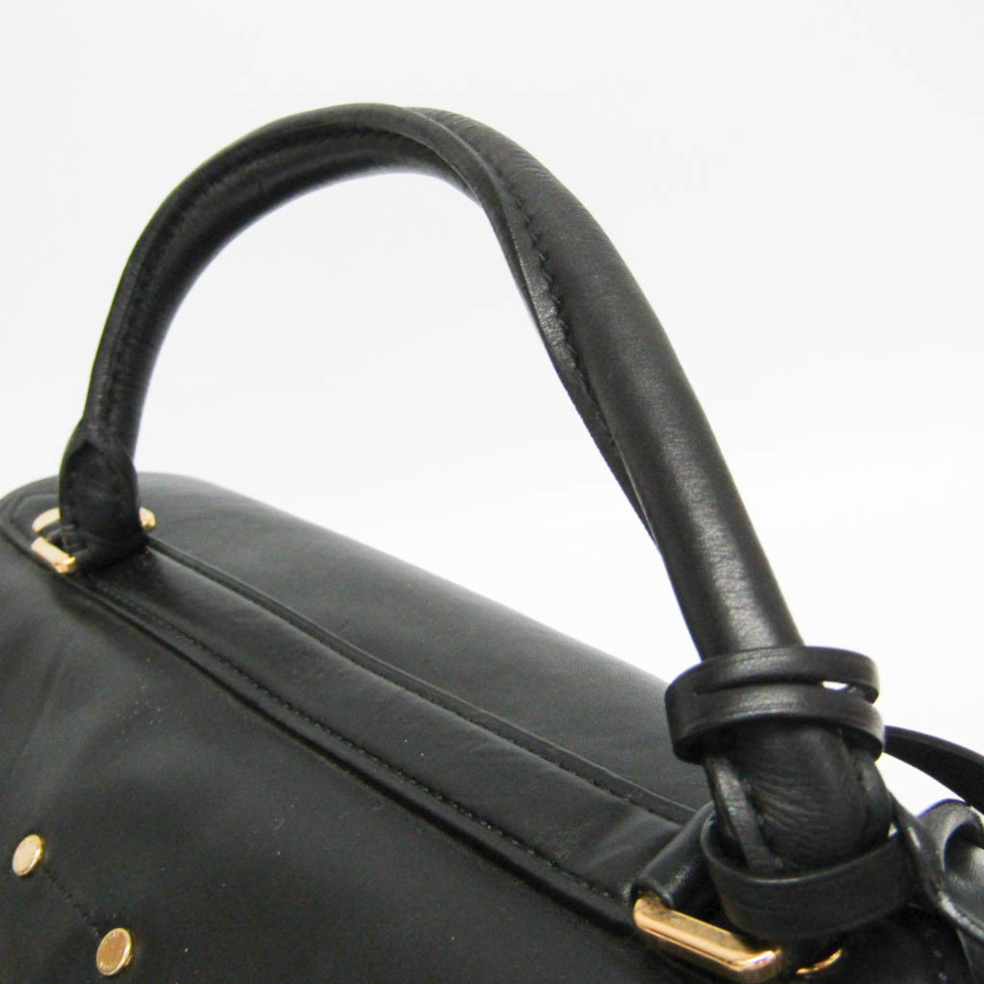 Louis Vuitton Louis Vuitton Cuir Orfevre Neo Speedy PM Women's Handbag Black Size ONE SIZE - 12 Thumbnail