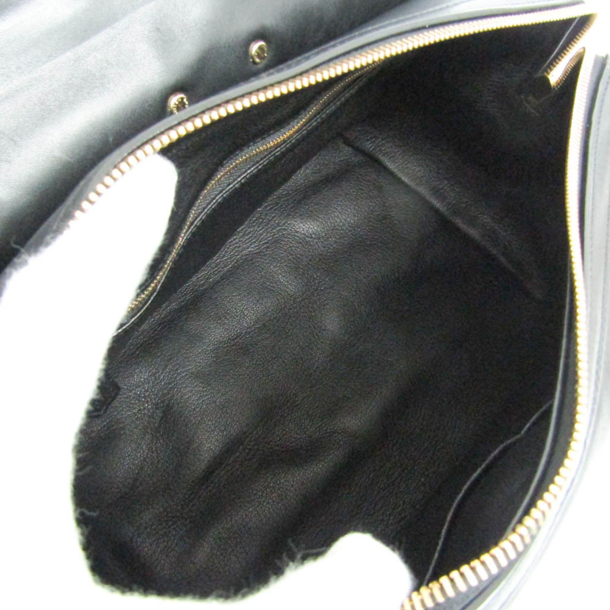 Louis Vuitton Louis Vuitton Cuir Orfevre Neo Speedy PM Women's Handbag Black Size ONE SIZE - 3 Thumbnail