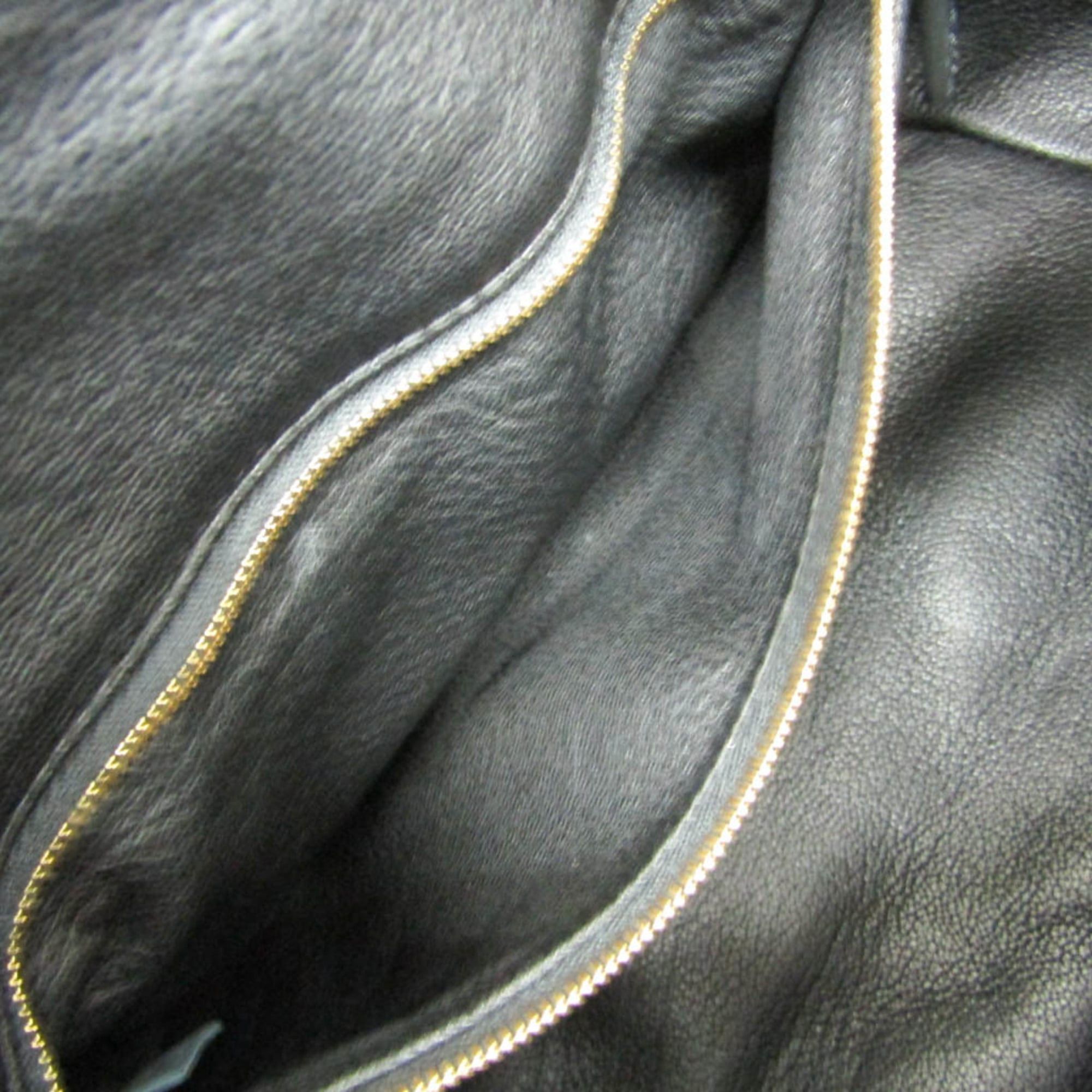 Louis Vuitton Louis Vuitton Cuir Orfevre Neo Speedy PM Women's Handbag Black Size ONE SIZE - 14 Thumbnail