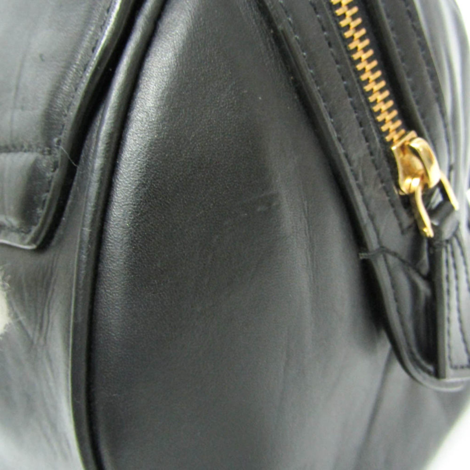 Louis Vuitton Louis Vuitton Cuir Orfevre Neo Speedy PM Women's Handbag Black Size ONE SIZE - 8 Thumbnail
