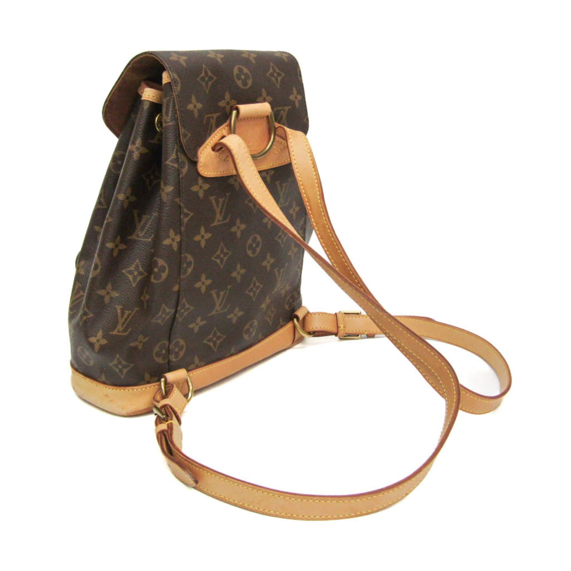 Louis Vuitton Louis Vuitton Monogram Montsouris MM M51136 Women's Backpack Brown Size ONE SIZE - 2 Thumbnail