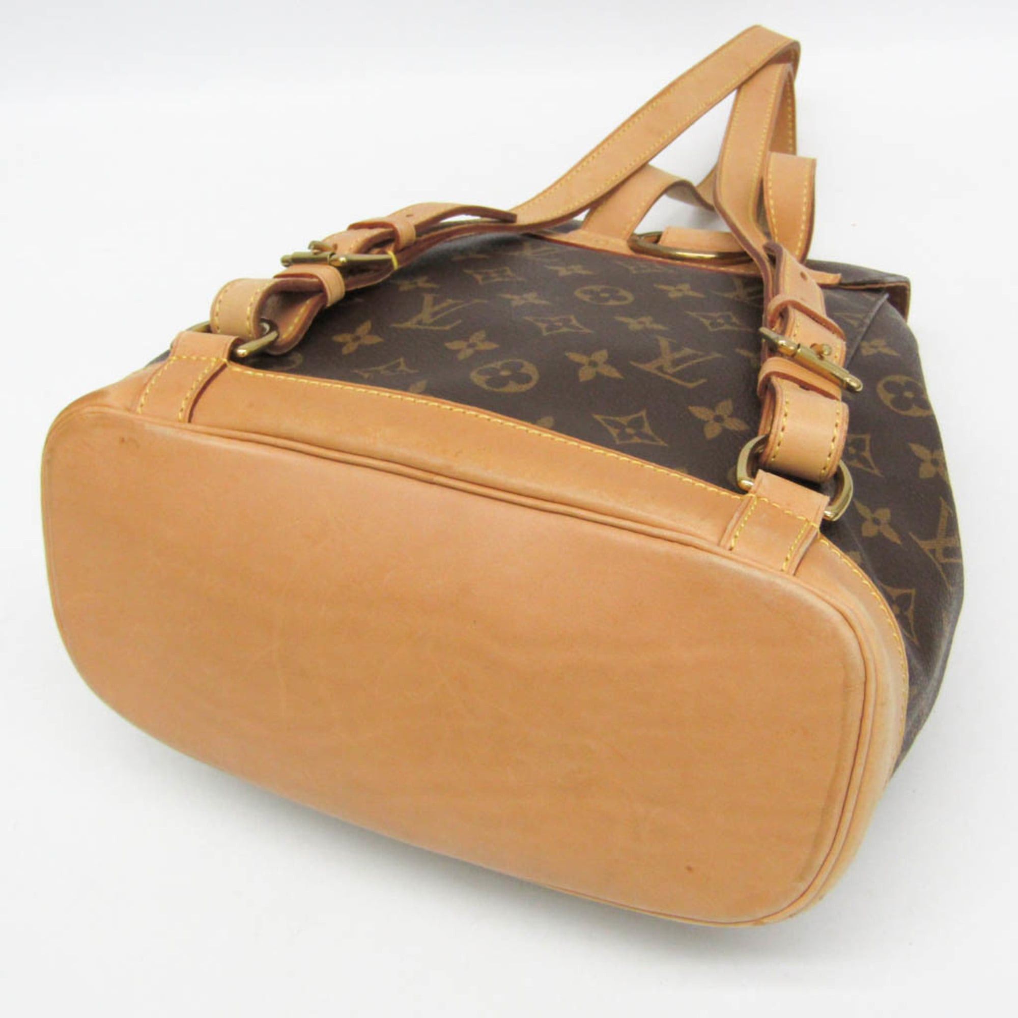 Louis Vuitton Louis Vuitton Monogram Montsouris MM M51136 Women's Backpack Brown Size ONE SIZE - 4 Thumbnail