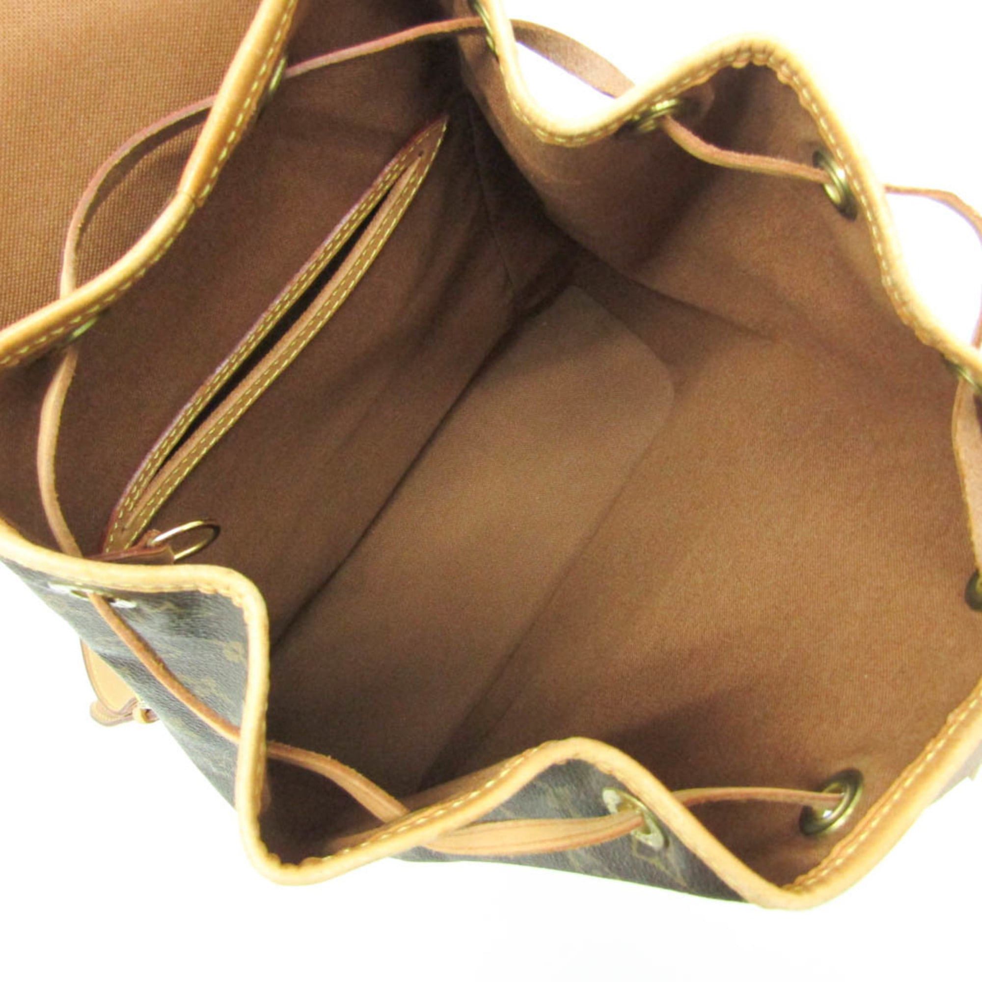 Louis Vuitton Louis Vuitton Monogram Montsouris MM M51136 Women's Backpack Brown Size ONE SIZE - 3 Thumbnail