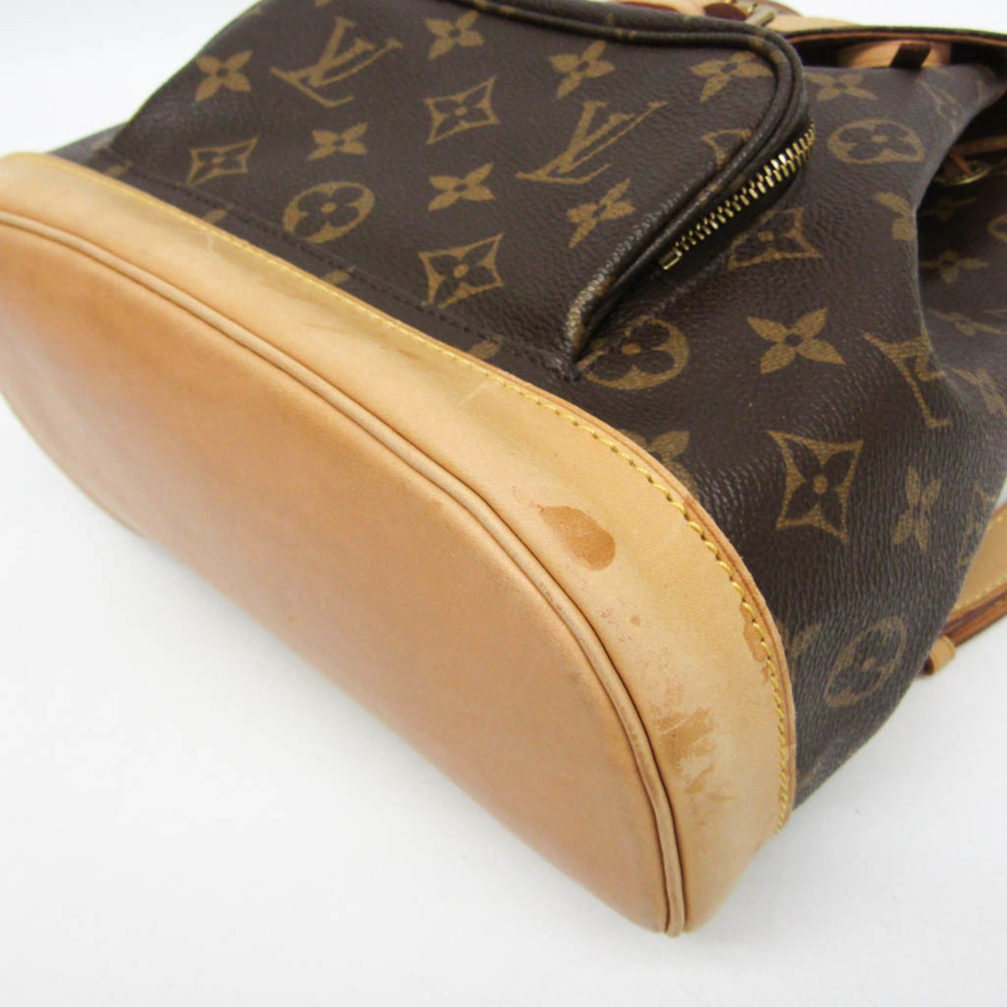Louis Vuitton Louis Vuitton Monogram Montsouris MM M51136 Women's Backpack Brown Size ONE SIZE - 7 Thumbnail