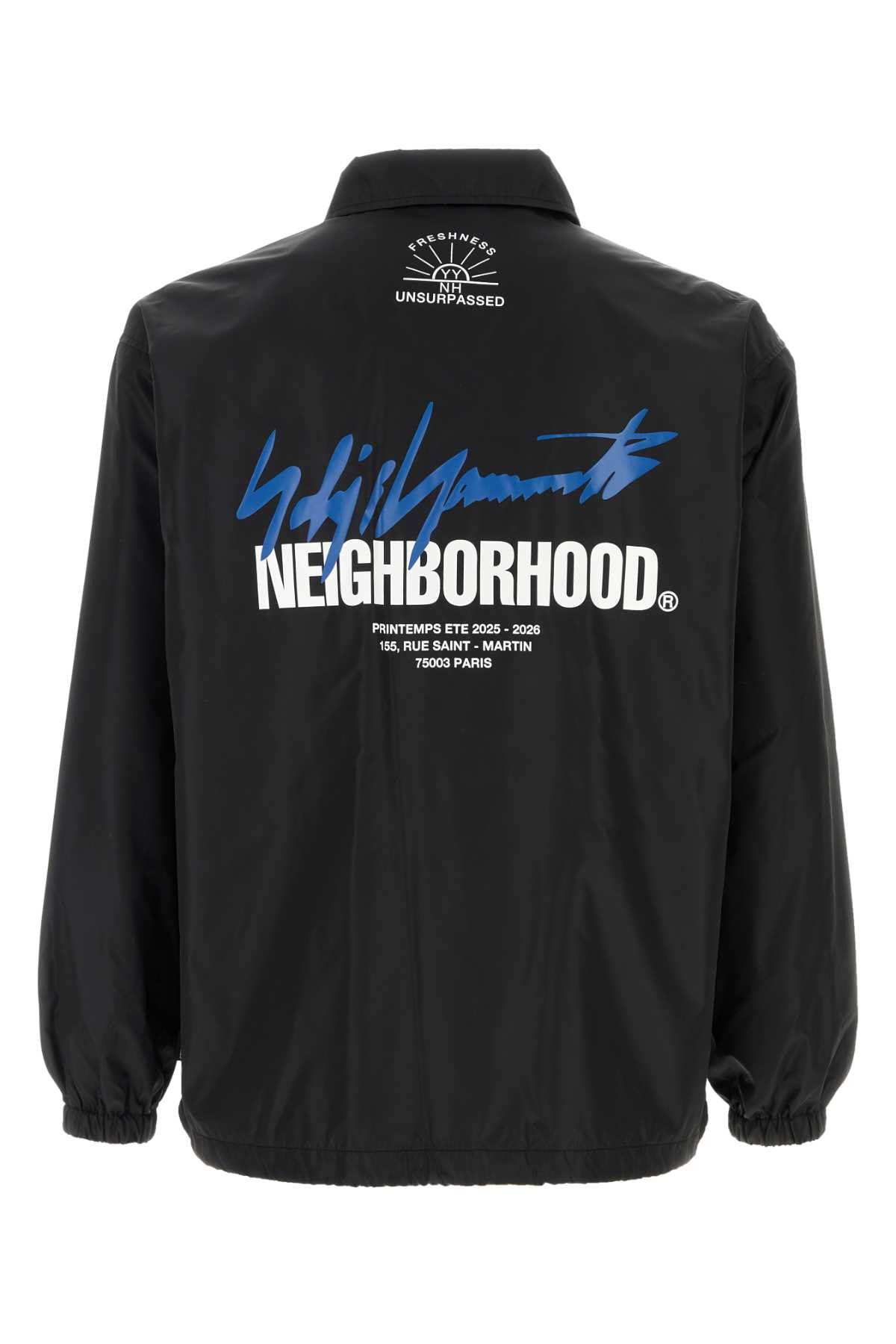Yohji Yamamoto Black Nylon Yohji Yamamoto X Neighborhood Windbreaker Size US L / EU 52-54 / 3 - 2 Thumbnail