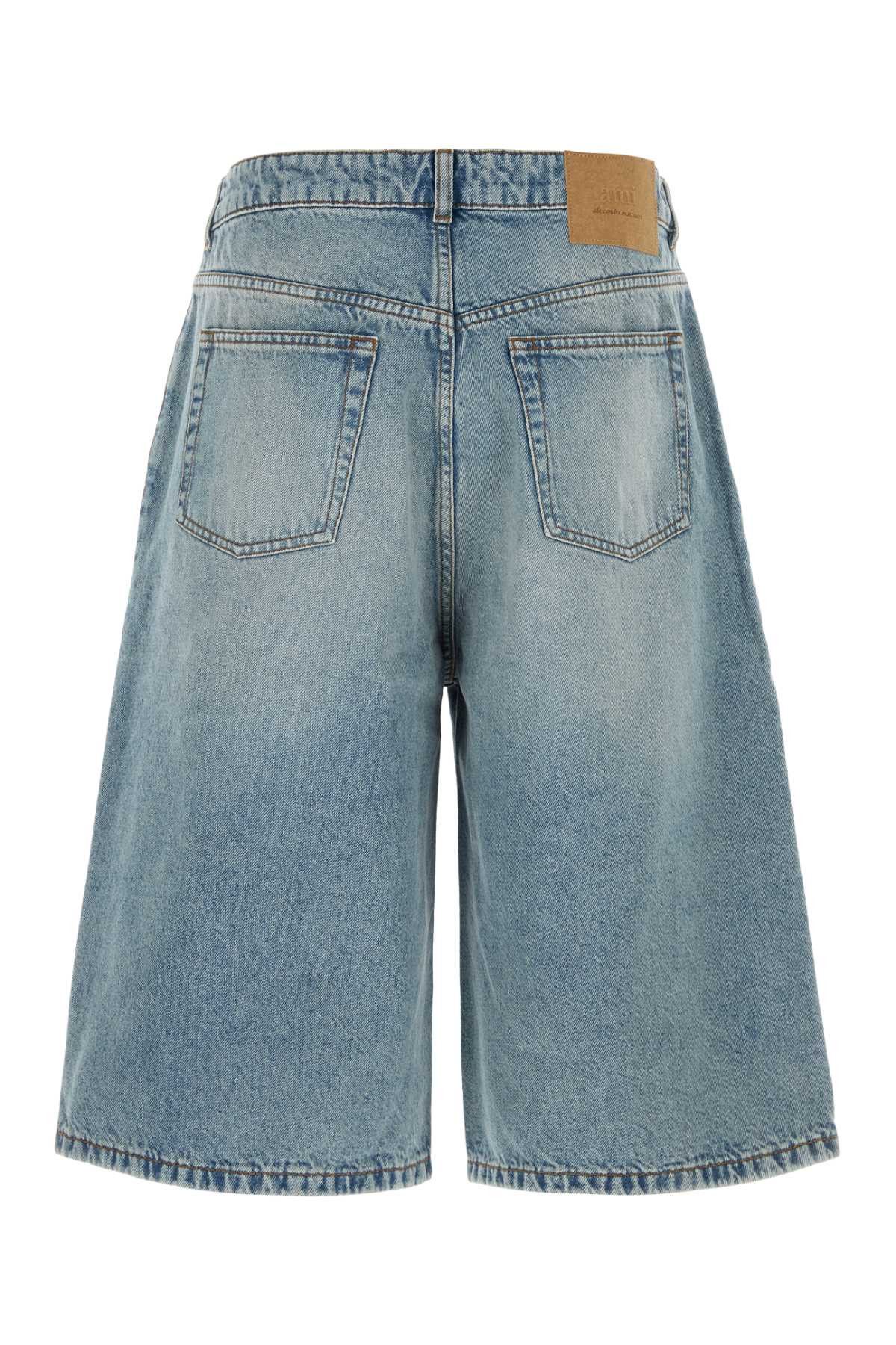 AMI Denim Bermuda Shorts Size US 34 / EU 50 - 2 Thumbnail