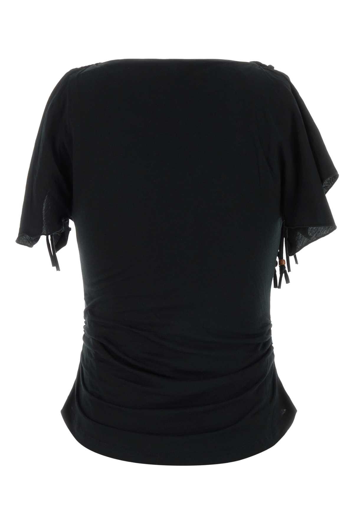 Isabel Marant Black Cotton Jazia Top Size M / US 6-8 / IT 42-44 - 2 Thumbnail
