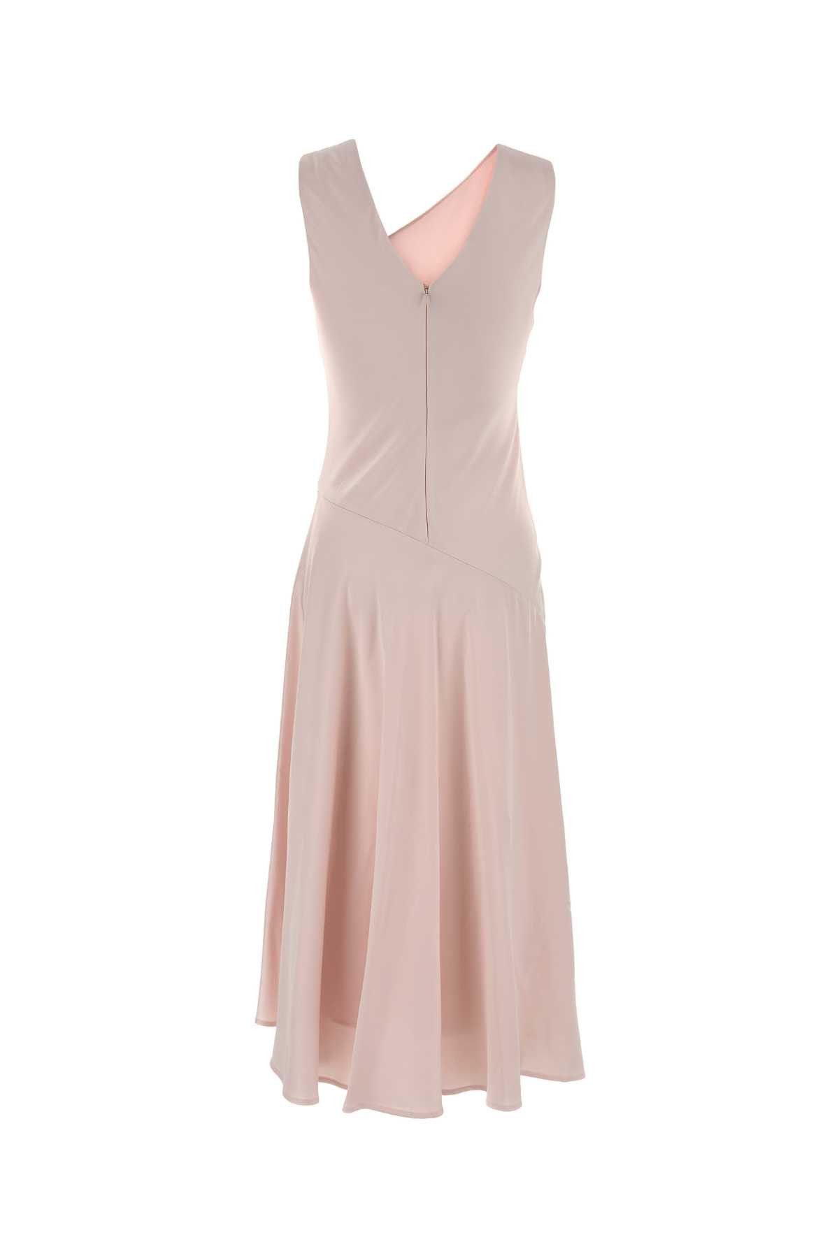 Jil Sander Pastel Pink Satin Dress Size XS / US 0-2 / IT 36-38 - 2 Thumbnail