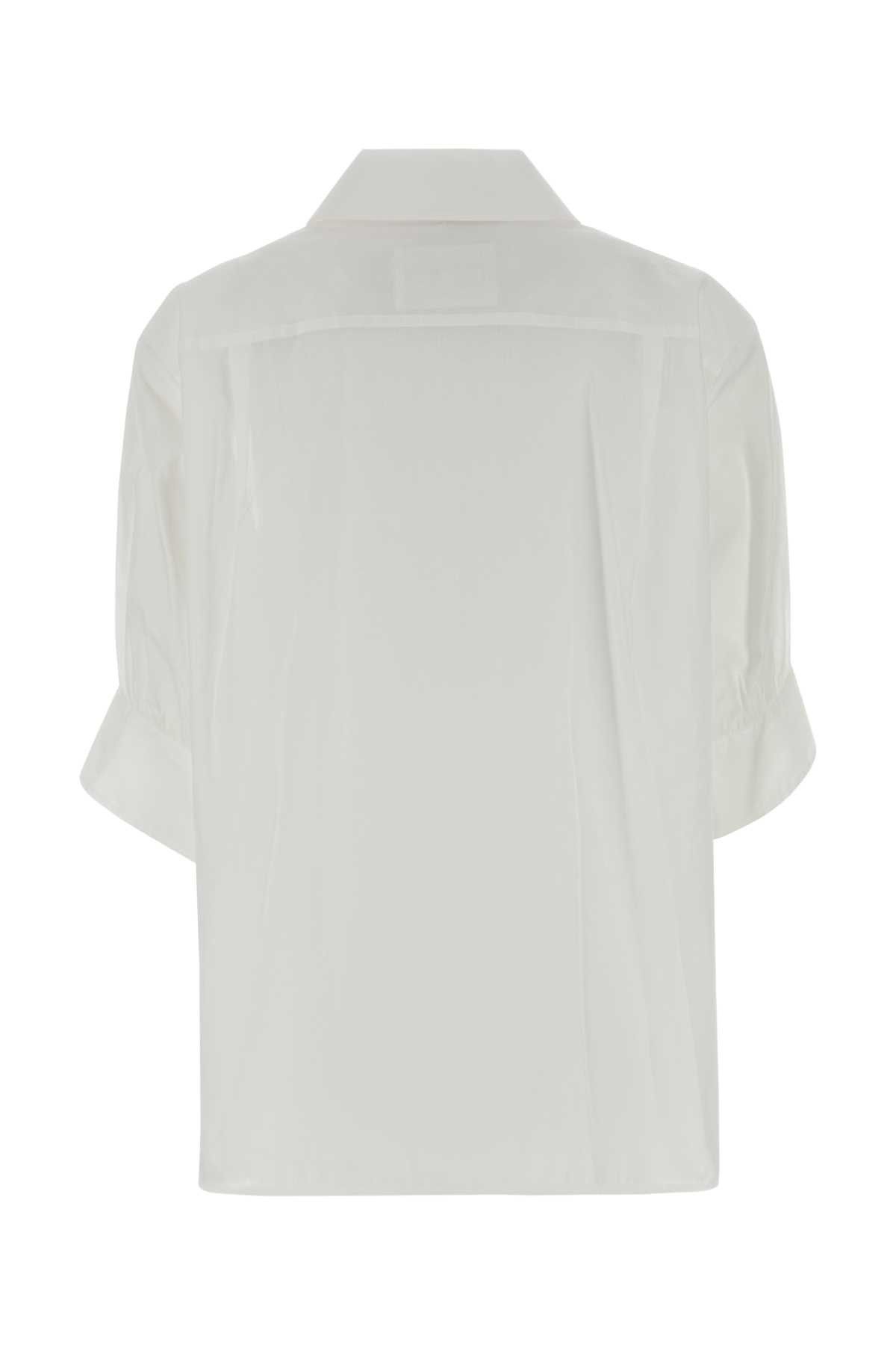 Jil Sander White Cotton Shirt Size S / US 4 / IT 40 - 2 Thumbnail