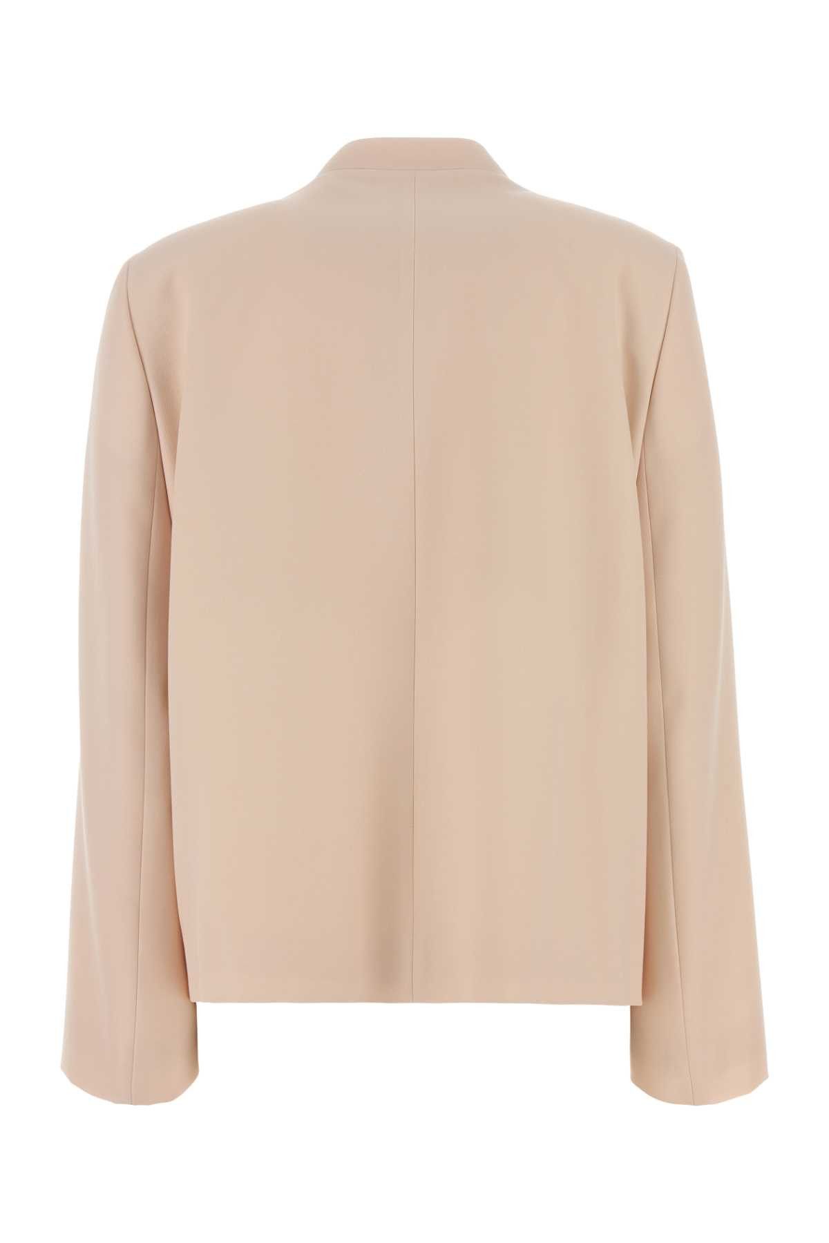 Jil Sander Pastel Pink Wool Blazer Size XS / US 0-2 / IT 36-38 - 2 Thumbnail