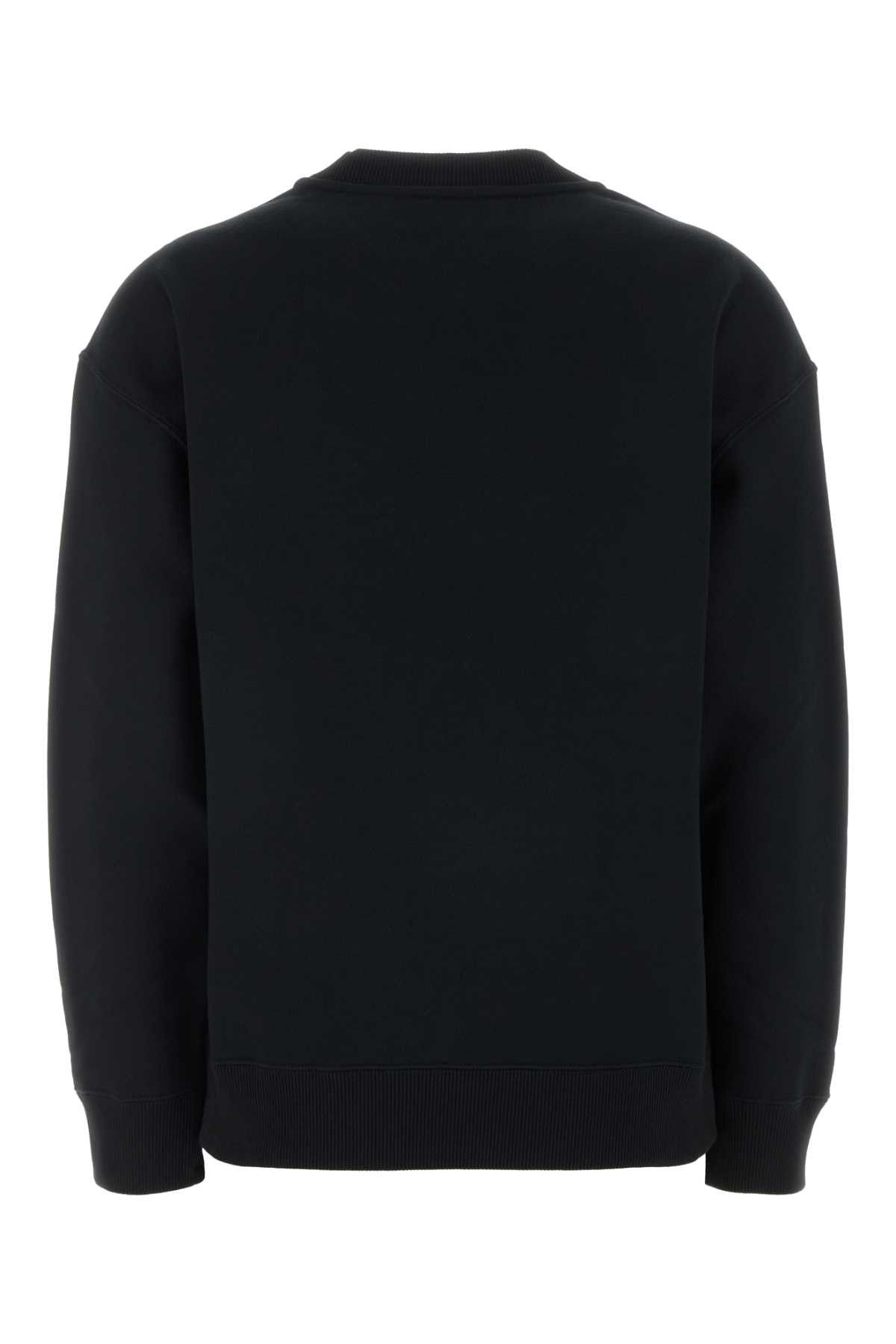 Jil Sander Black Cotton Sweatshirt Size S / US 4 / IT 40 - 2 Thumbnail