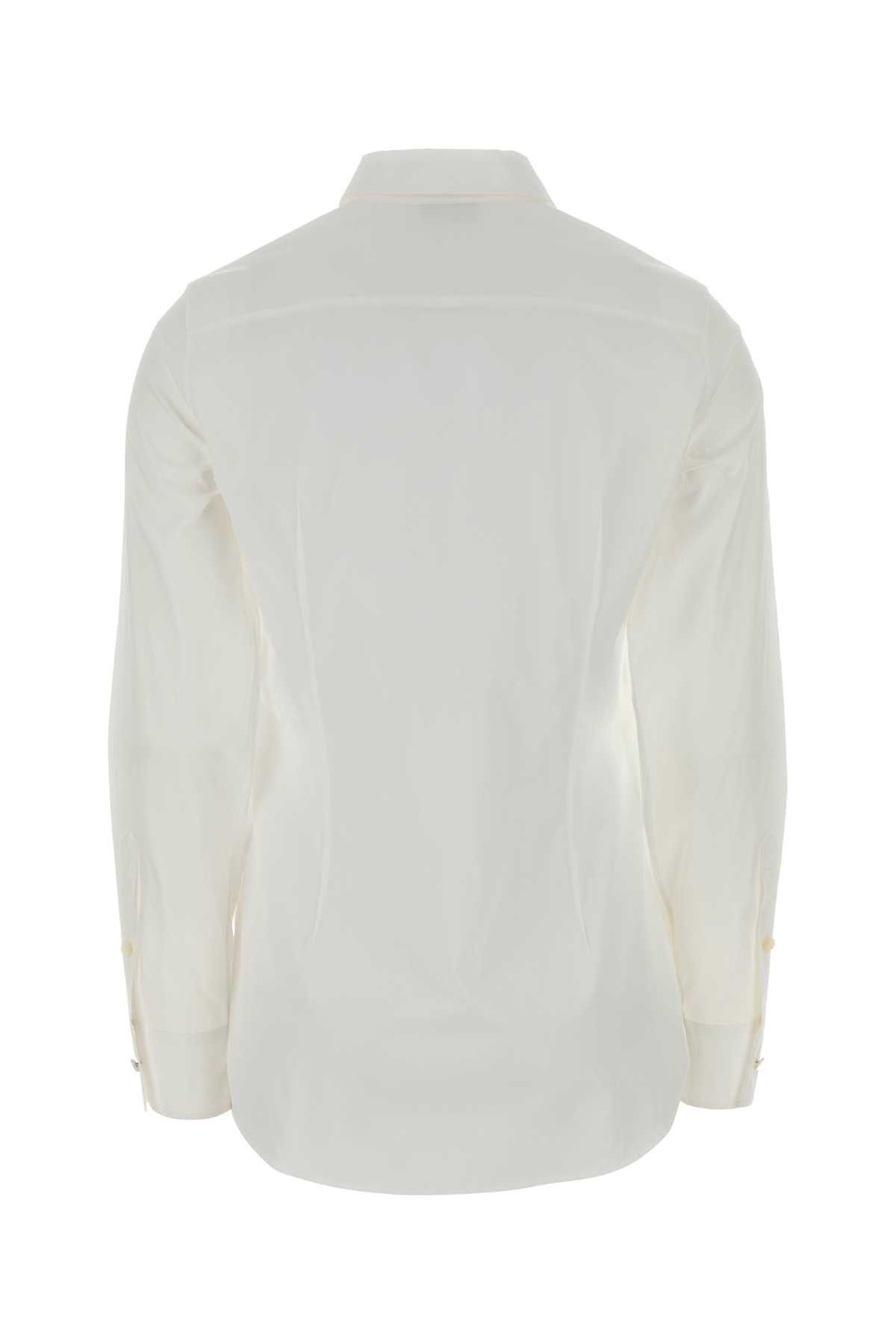 Jil Sander White Poplin Shirt Size XL / US 12-14 / IT 48-50 - 2 Thumbnail