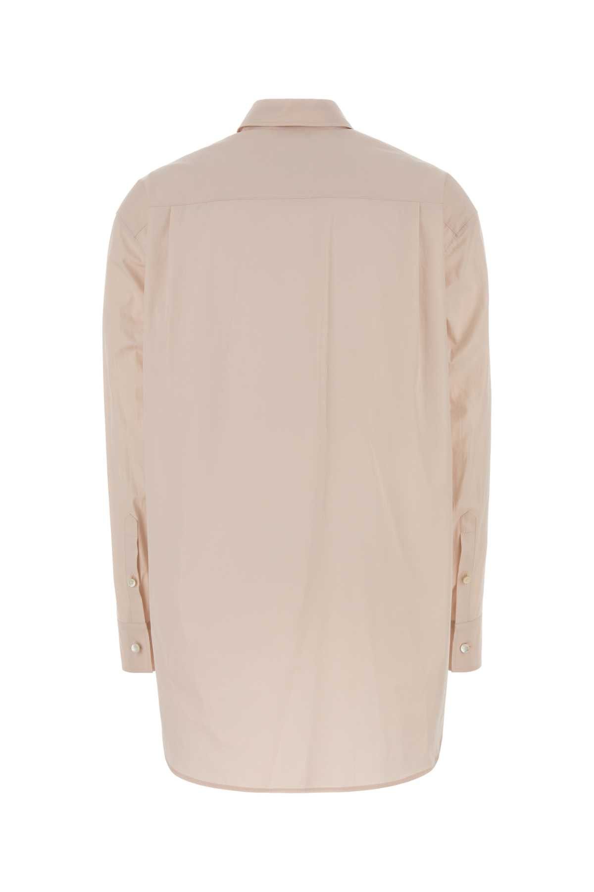 Jil Sander Light Pink Poplin Oversize Shirt Size S / US 4 / IT 40 - 2 Thumbnail