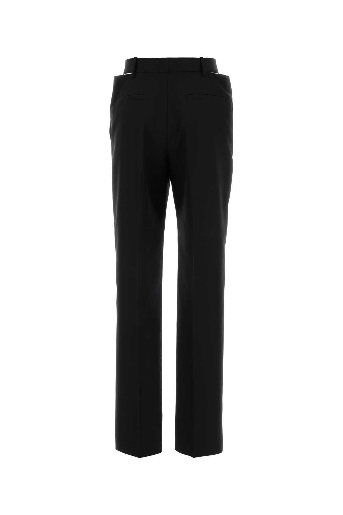 Jil Sander Black Wool Pant Size 28" / US 6 / IT 42 - 2 Thumbnail
