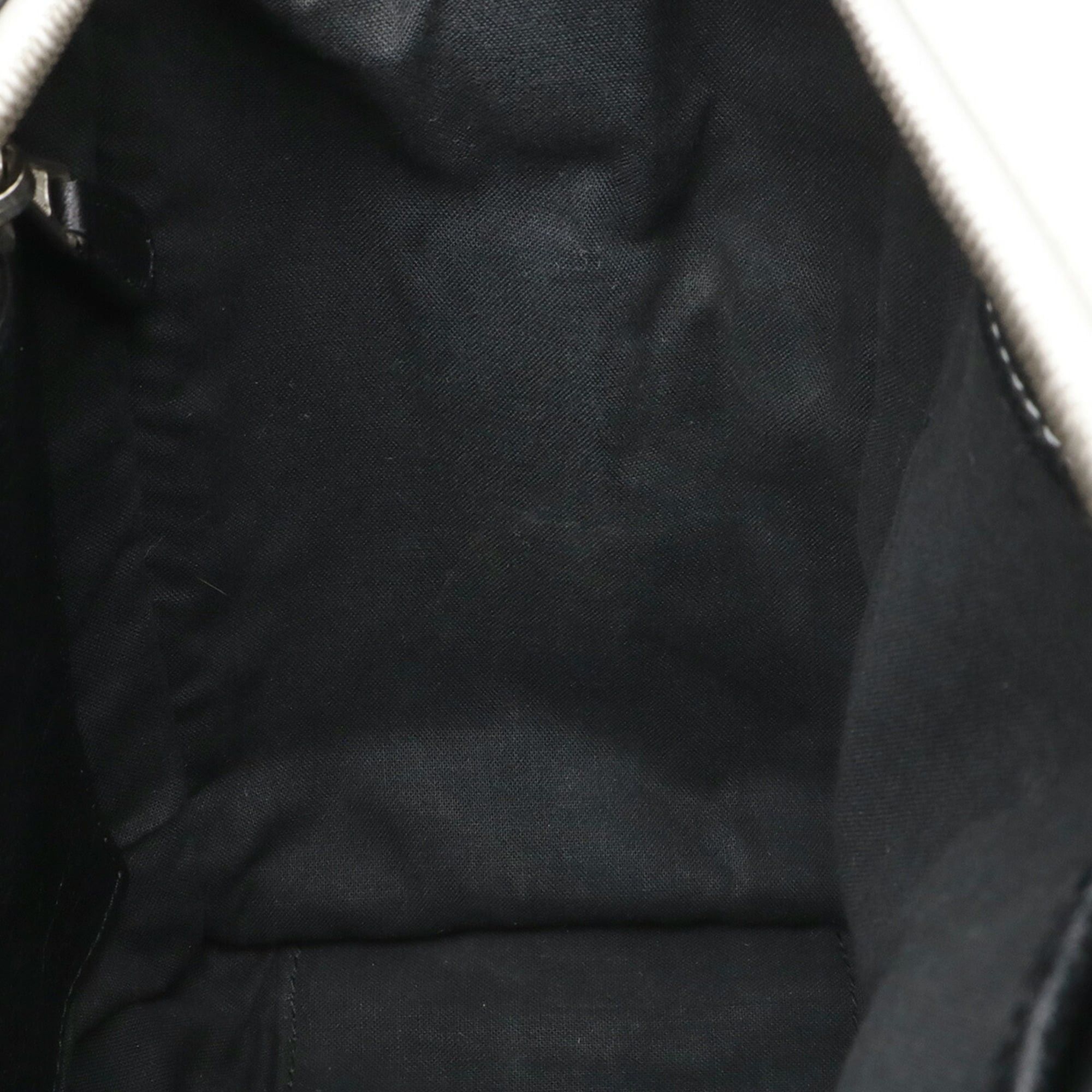 Balenciaga BALENCIAGA Bazaar Shopper Tote Bag Shoulder Leather Stripe Black White Blue 443096 Size ONE SIZE - 9 Thumbnail