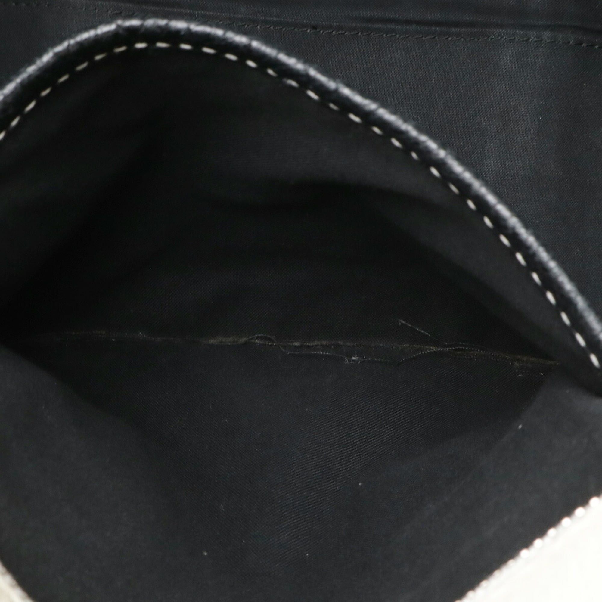 Balenciaga BALENCIAGA Bazaar Shopper Tote Bag Shoulder Leather Stripe Black White Blue 443096 Size ONE SIZE - 10 Thumbnail