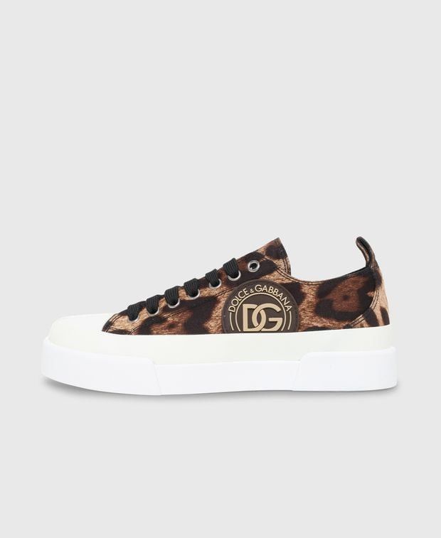 Dolce & Gabbana Haalm Leo Sneakers Size US 6 / IT 36 - 4 Thumbnail