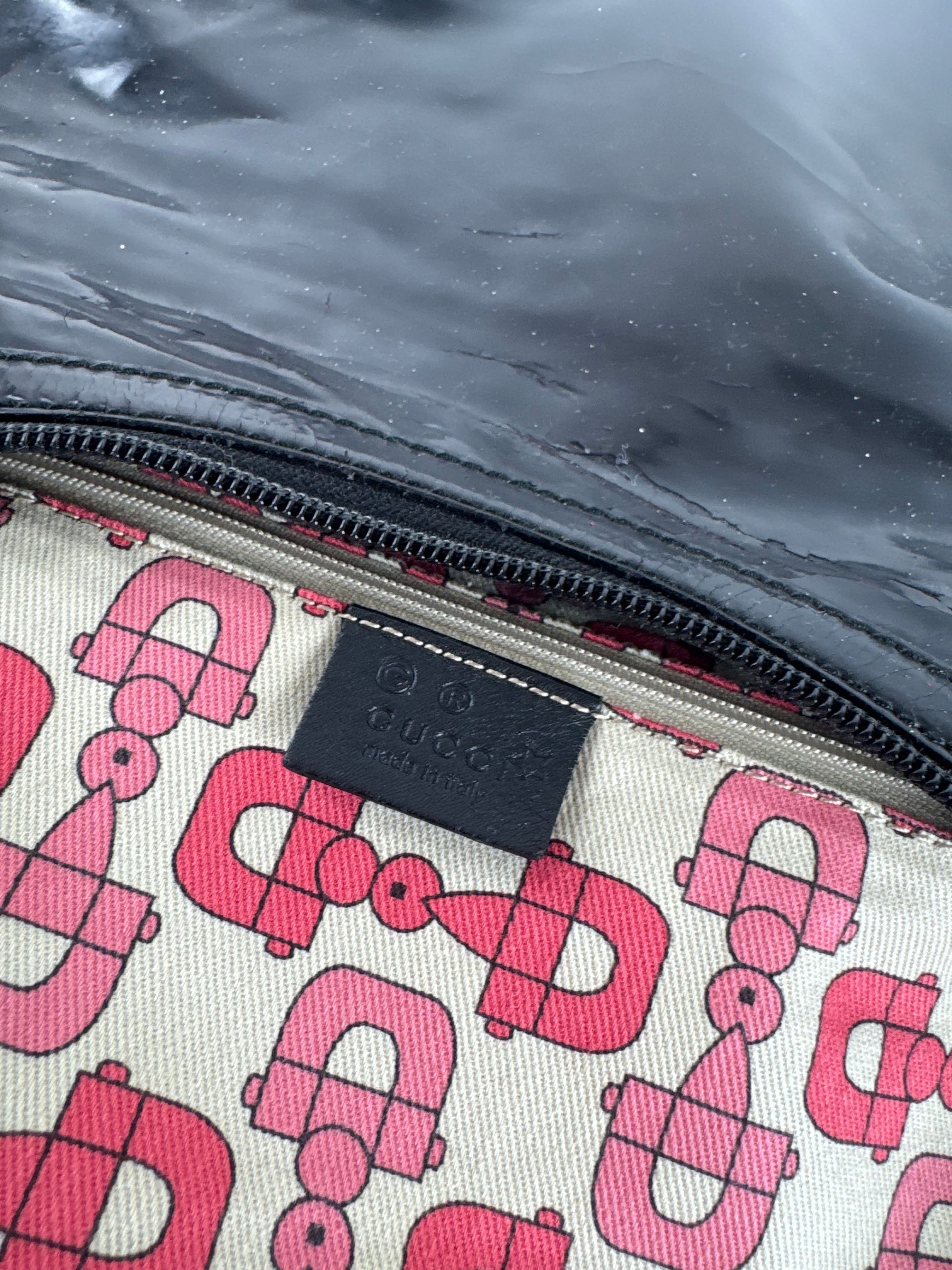 Gucci Vintage Leather bag black Size ONE SIZE - 14 Thumbnail