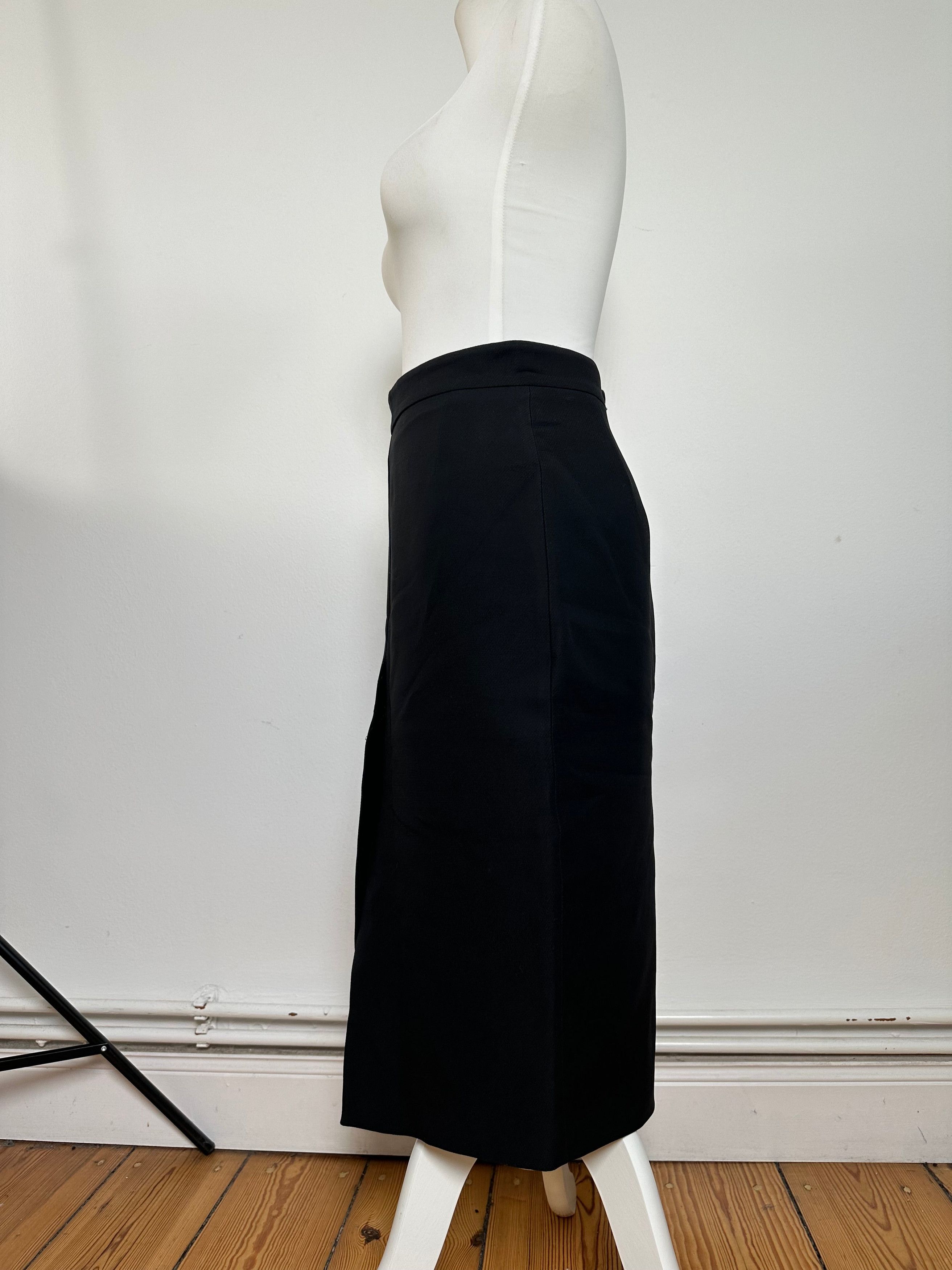 Gucci Vintage Skirt Black 38/M Size 30" / US 8 / IT 44 - 2 Thumbnail