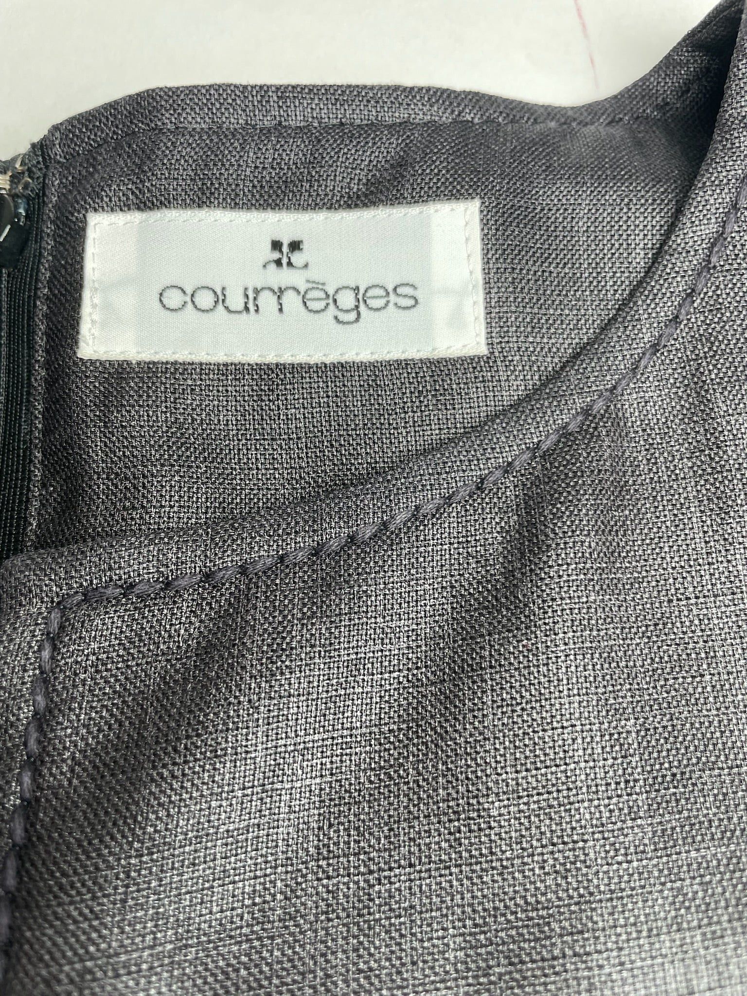 Courreges Vintage Abstract Dress Black White M Size S / US 4 / IT 40 - 10 Thumbnail