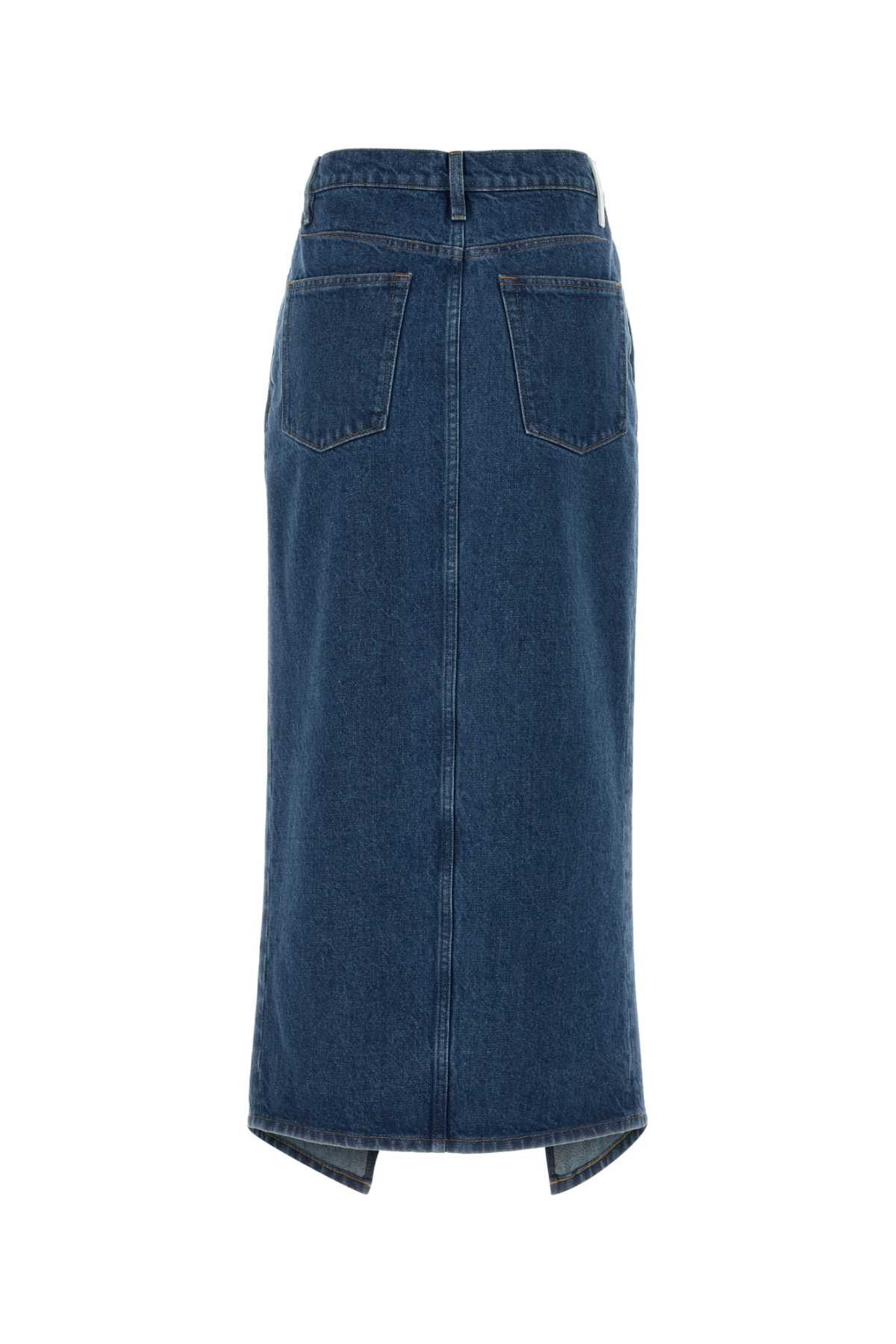 Jil Sander Denim Skirt Size 28" / US 6 / IT 42 - 2 Thumbnail