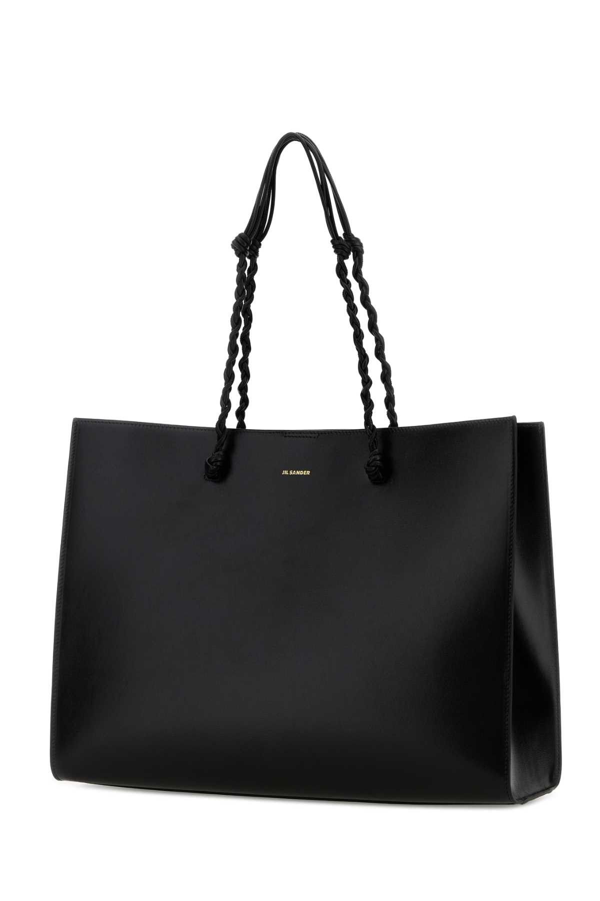 Jil Sander Black Leather Tangle Shopping Bag Size ONE SIZE - 2 Thumbnail