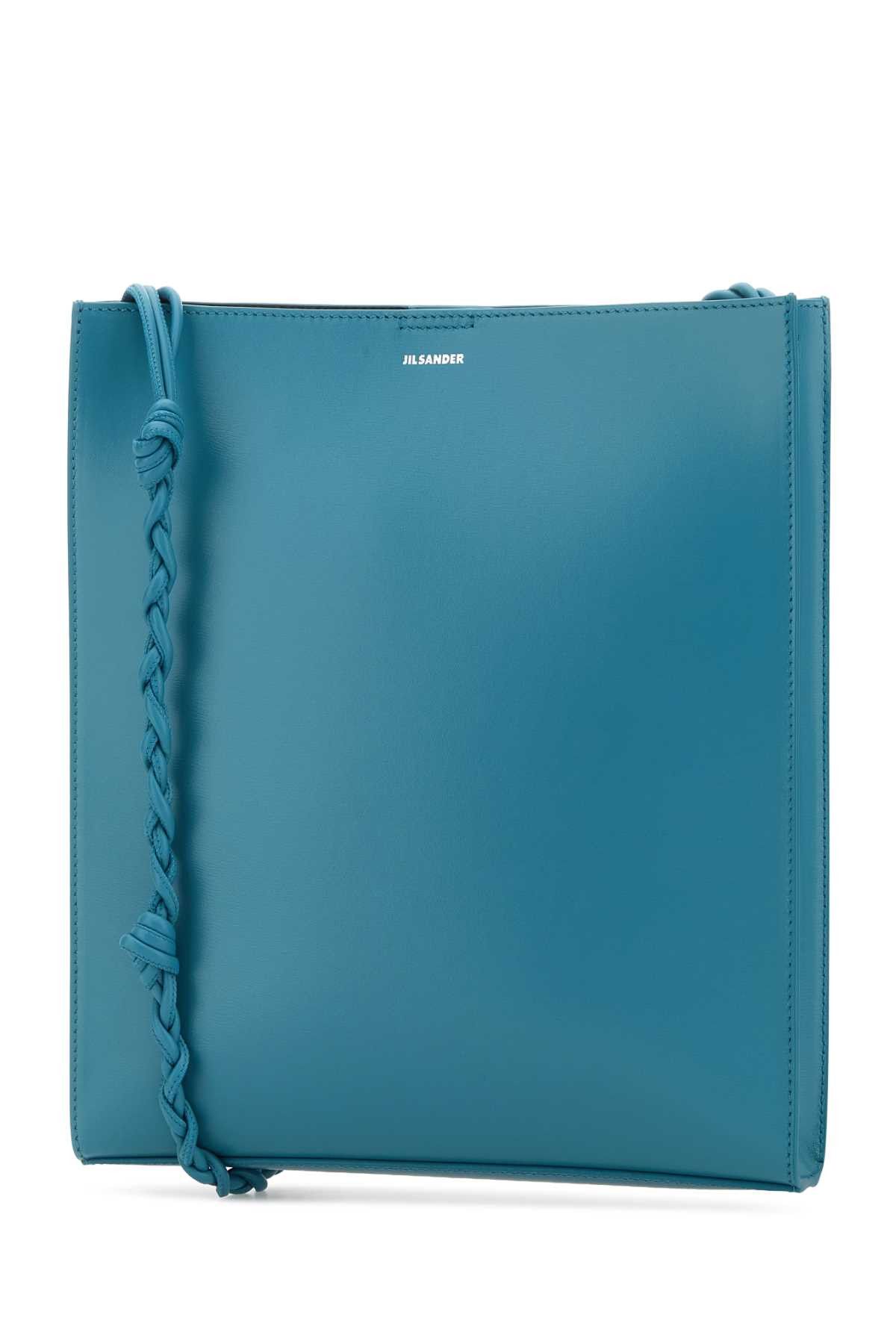 Jil Sander Turquoise Leather Medium Tangle Crossbody Bag Size ONE SIZE - 2 Thumbnail