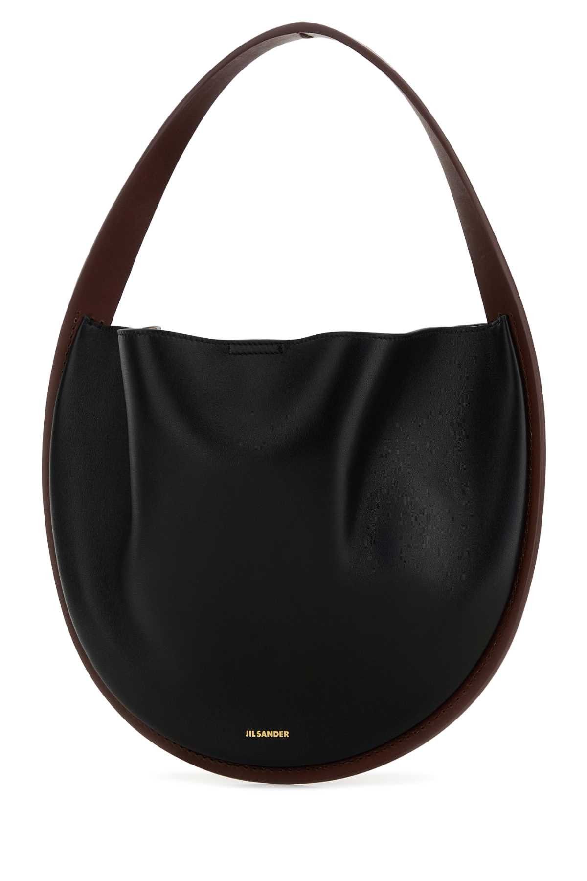 Jil Sander Black Leather Pivot Shoulder Bag Size ONE SIZE - 2 Thumbnail