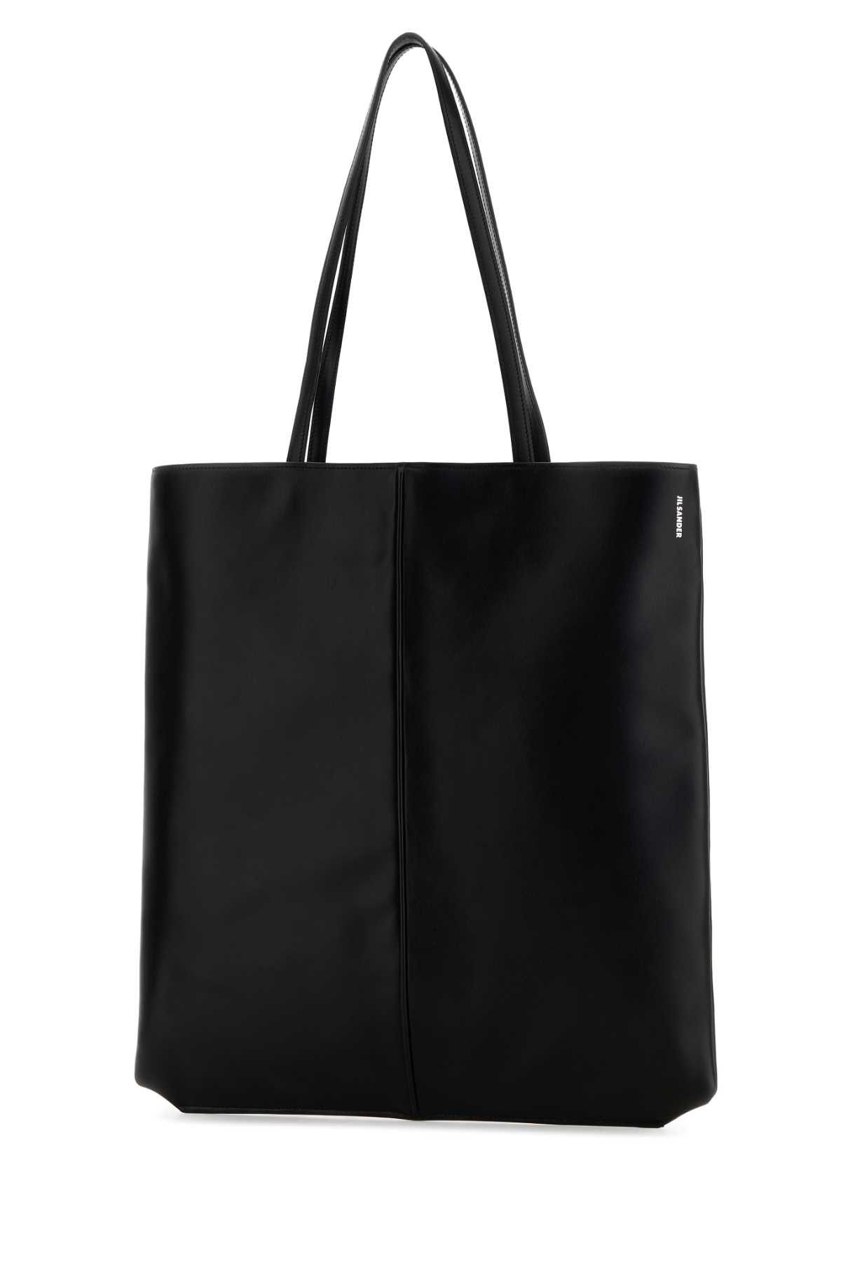 Jil Sander Black Leather Linea Shopping Bag Size ONE SIZE - 2 Thumbnail