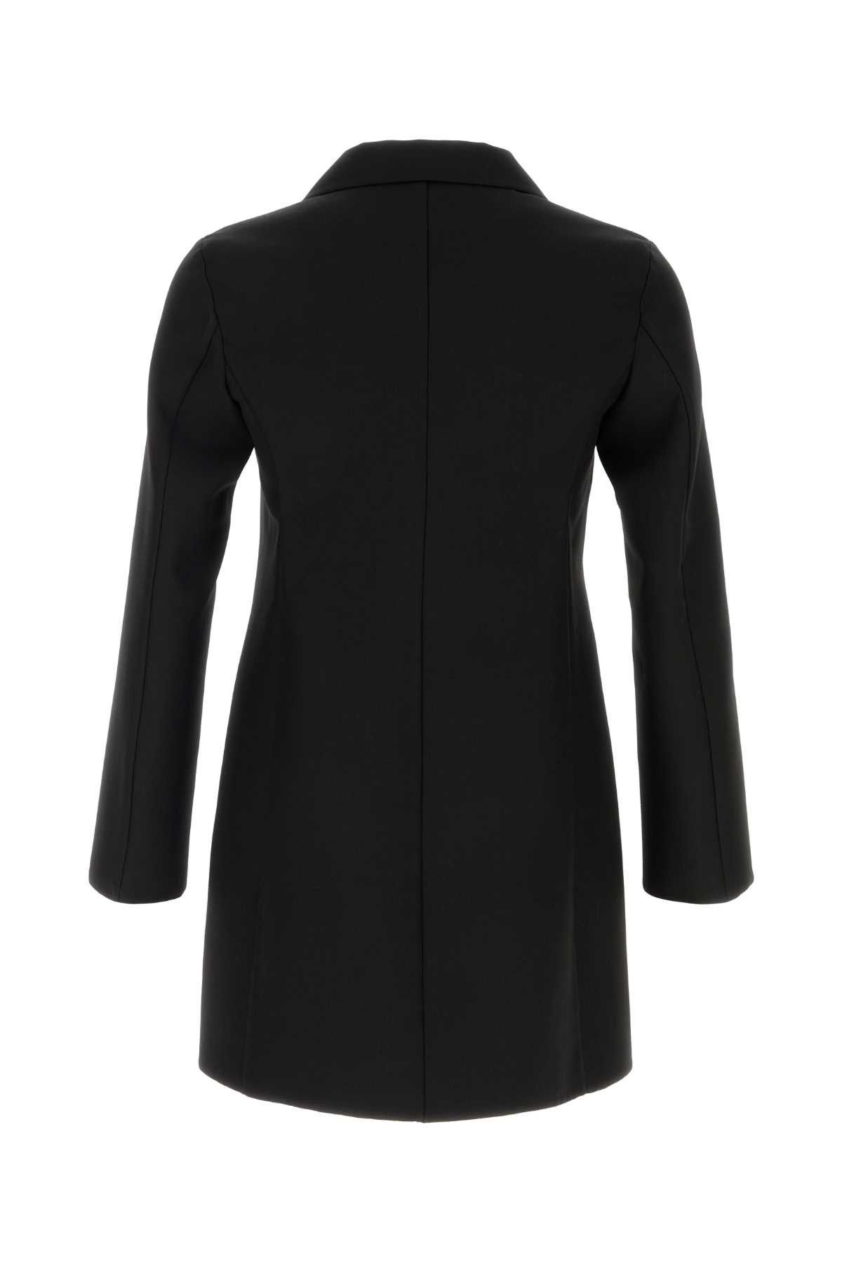Jil Sander Black Wool Blend Coat Size US L / EU 52-54 / 3 - 2 Thumbnail