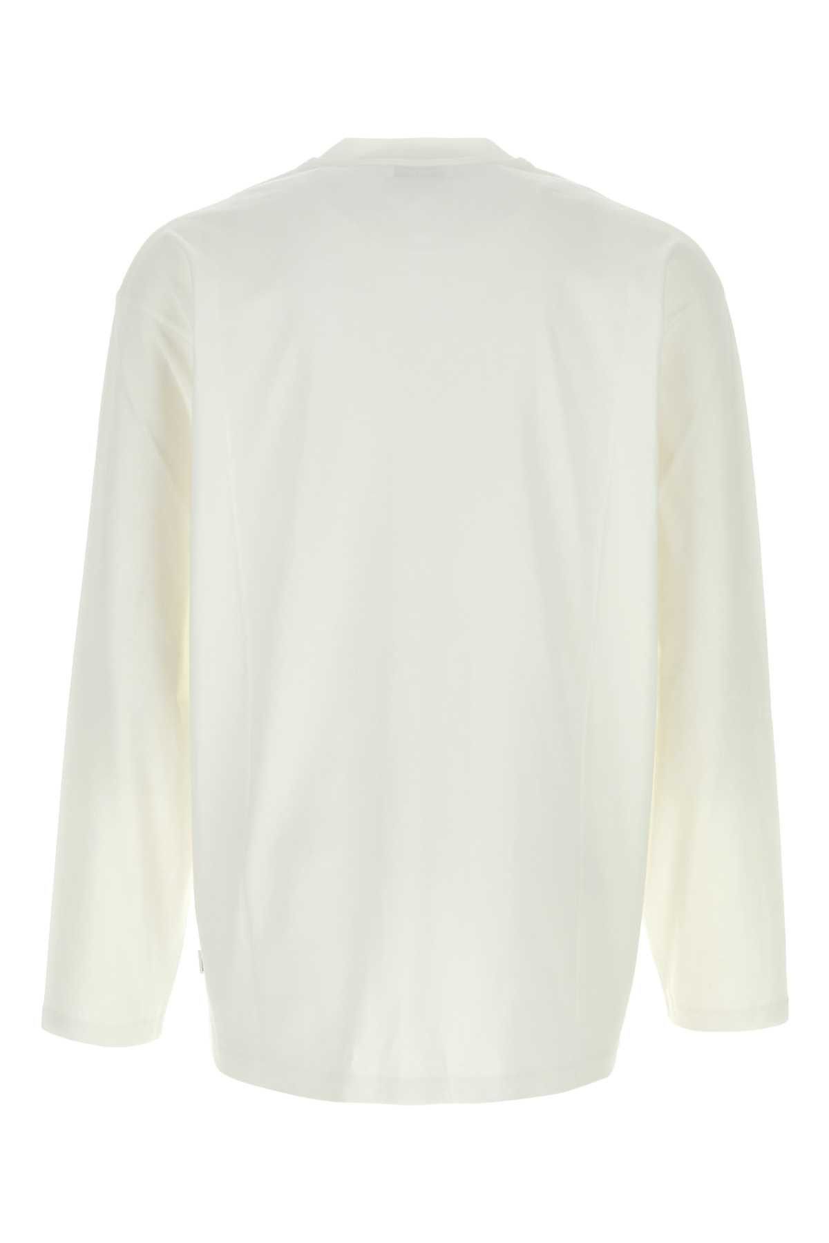 Jil Sander White Cotton T-Shirt Size US XXL / EU 58 / 5 - 2 Thumbnail