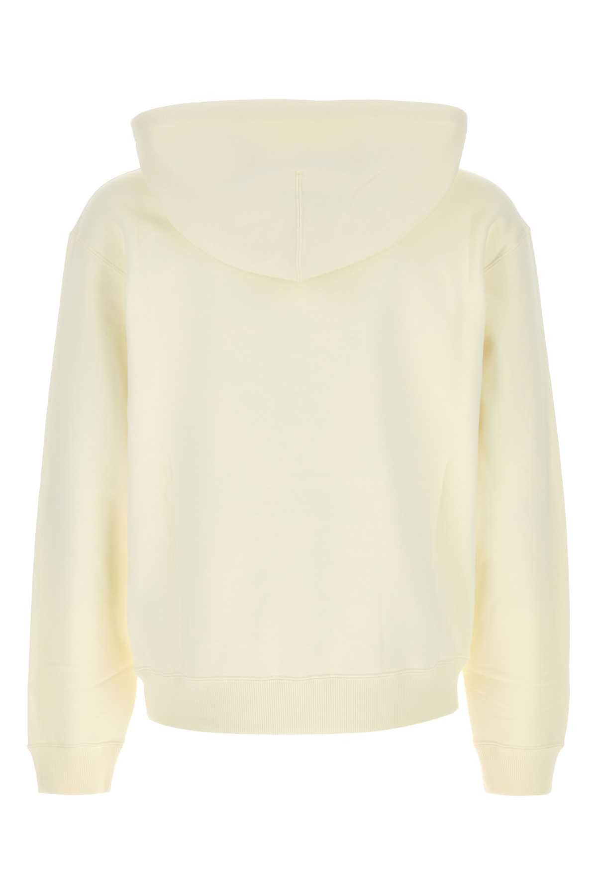 Jil Sander Ivory Cotton Sweatshirt Size US M / EU 48-50 / 2 - 2 Thumbnail