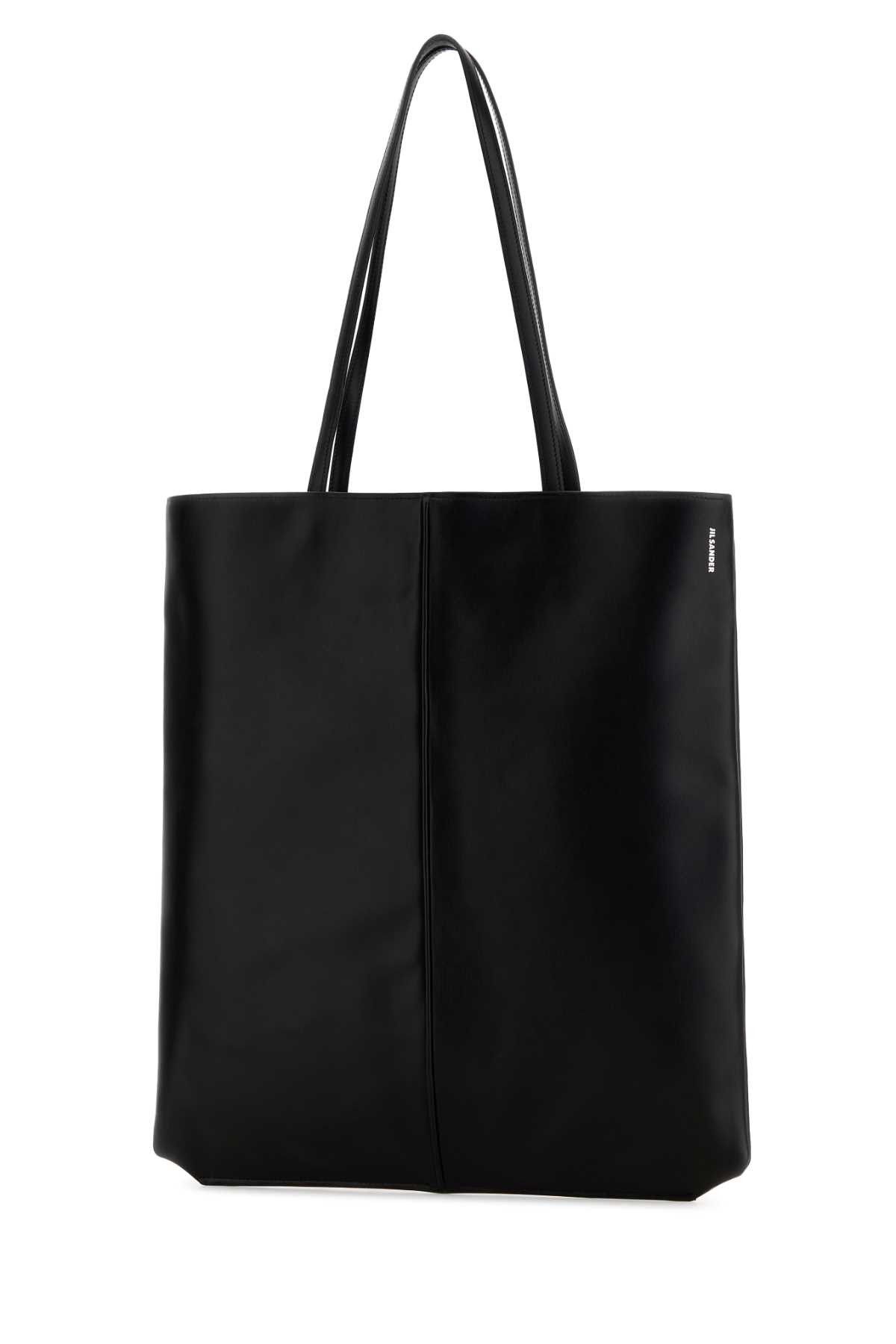 Jil Sander Black Leather Linea Shopping Bag Size ONE SIZE - 2 Thumbnail