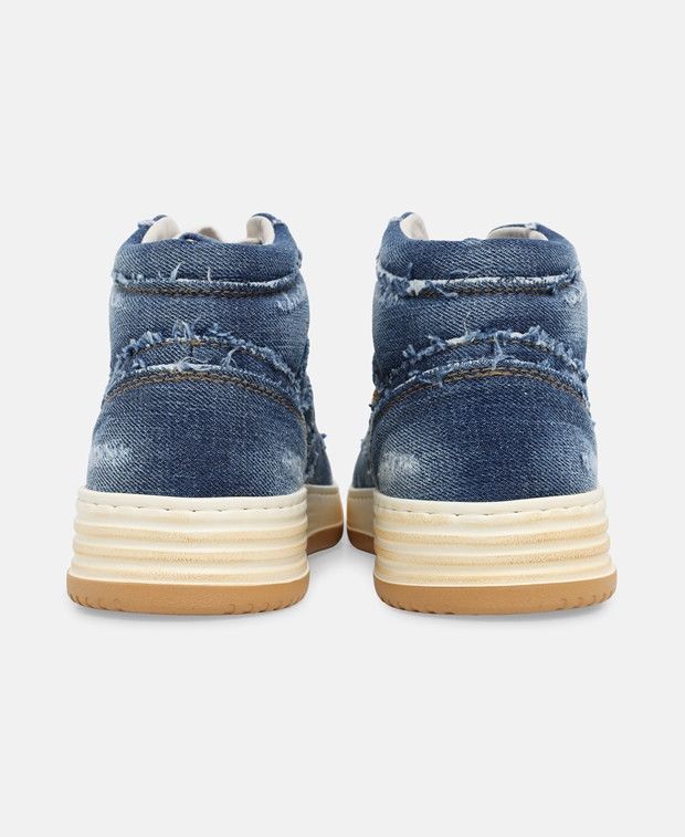 Hogan H630 Basket Jeans Sneakers Size US 6 / IT 36 - 2 Thumbnail