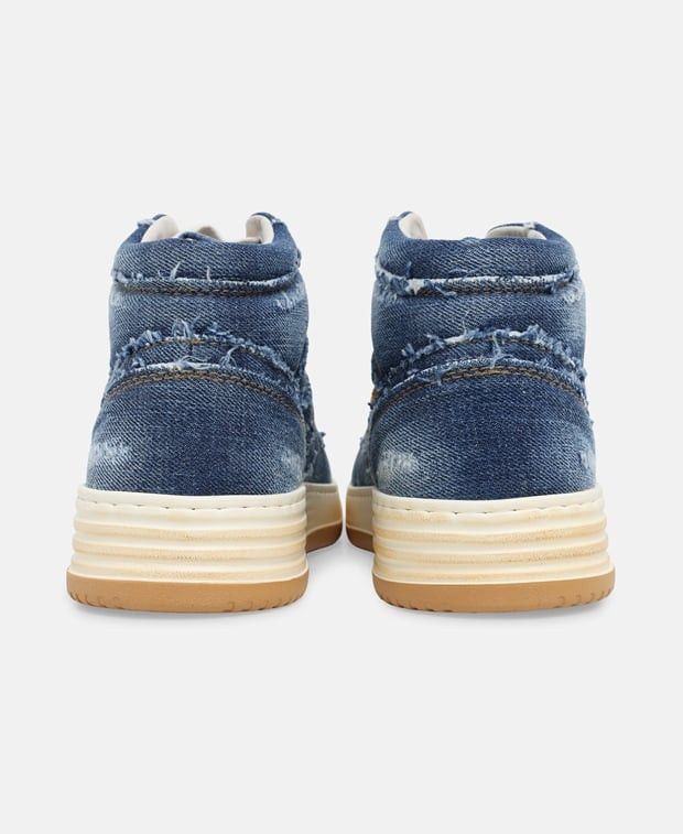 Hogan H630 Basket Jeans Sneakers Size US 8.5 / IT 38.5 - 2 Thumbnail