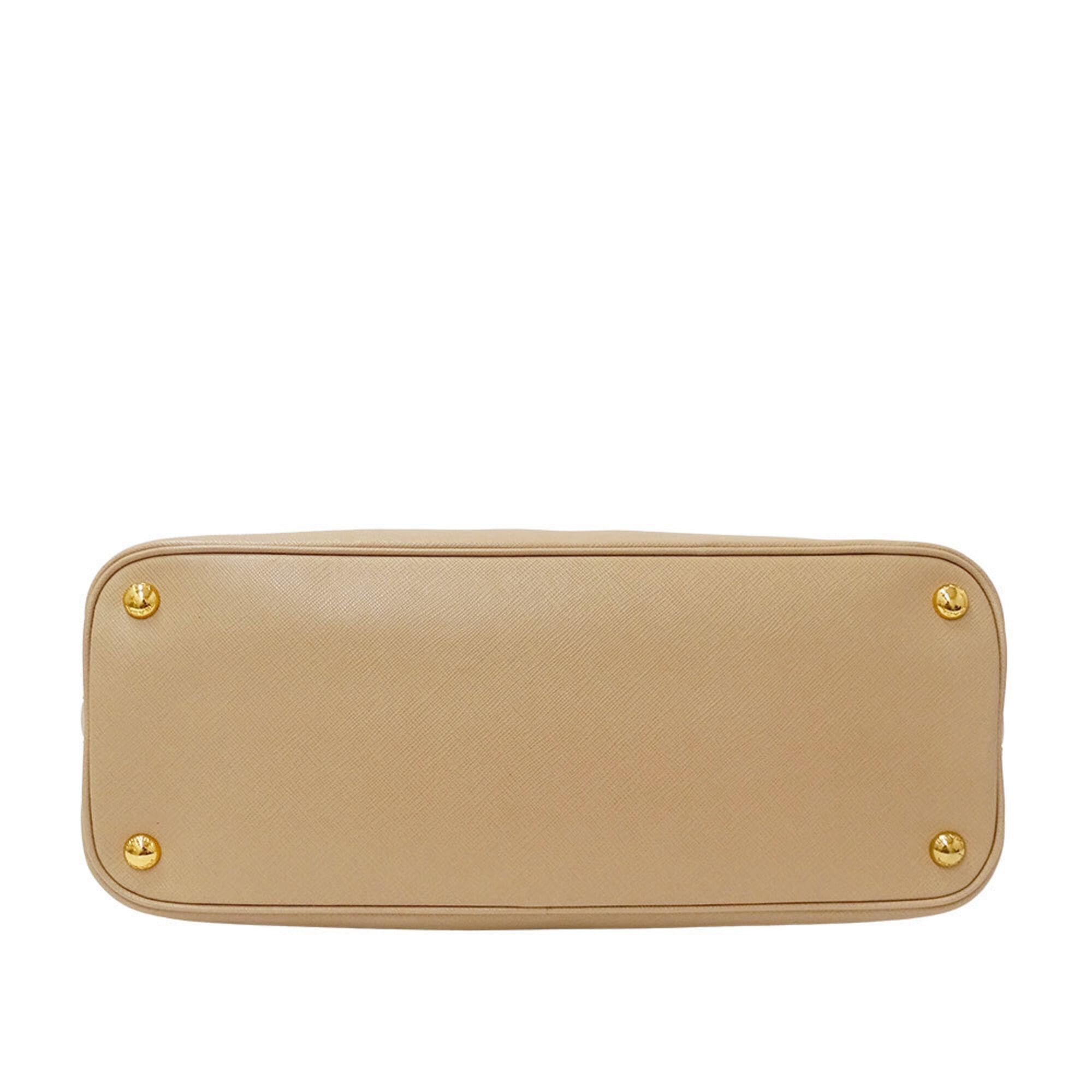 Prada Prada handbag for women, brand name, handbag/shoulder bag, 2-way, Saffiano leather, Promenade, beige, BL0836 Size ONE SIZE - 3 Thumbnail