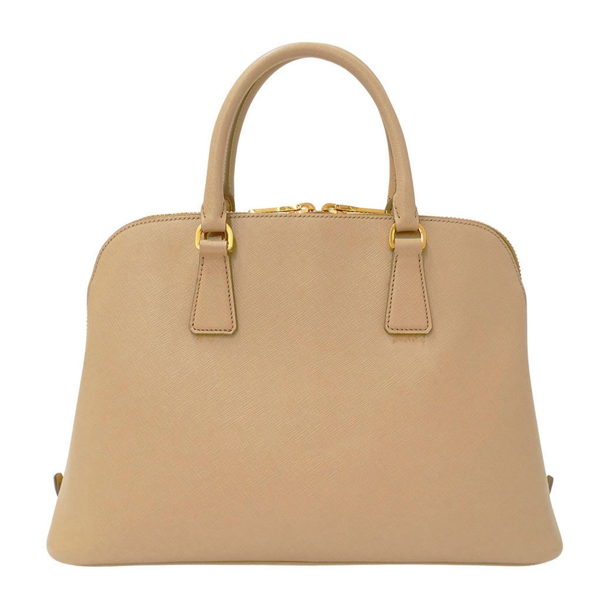 Prada Prada handbag for women, brand name, handbag/shoulder bag, 2-way, Saffiano leather, Promenade, beige, BL0836 Size ONE SIZE - 2 Thumbnail