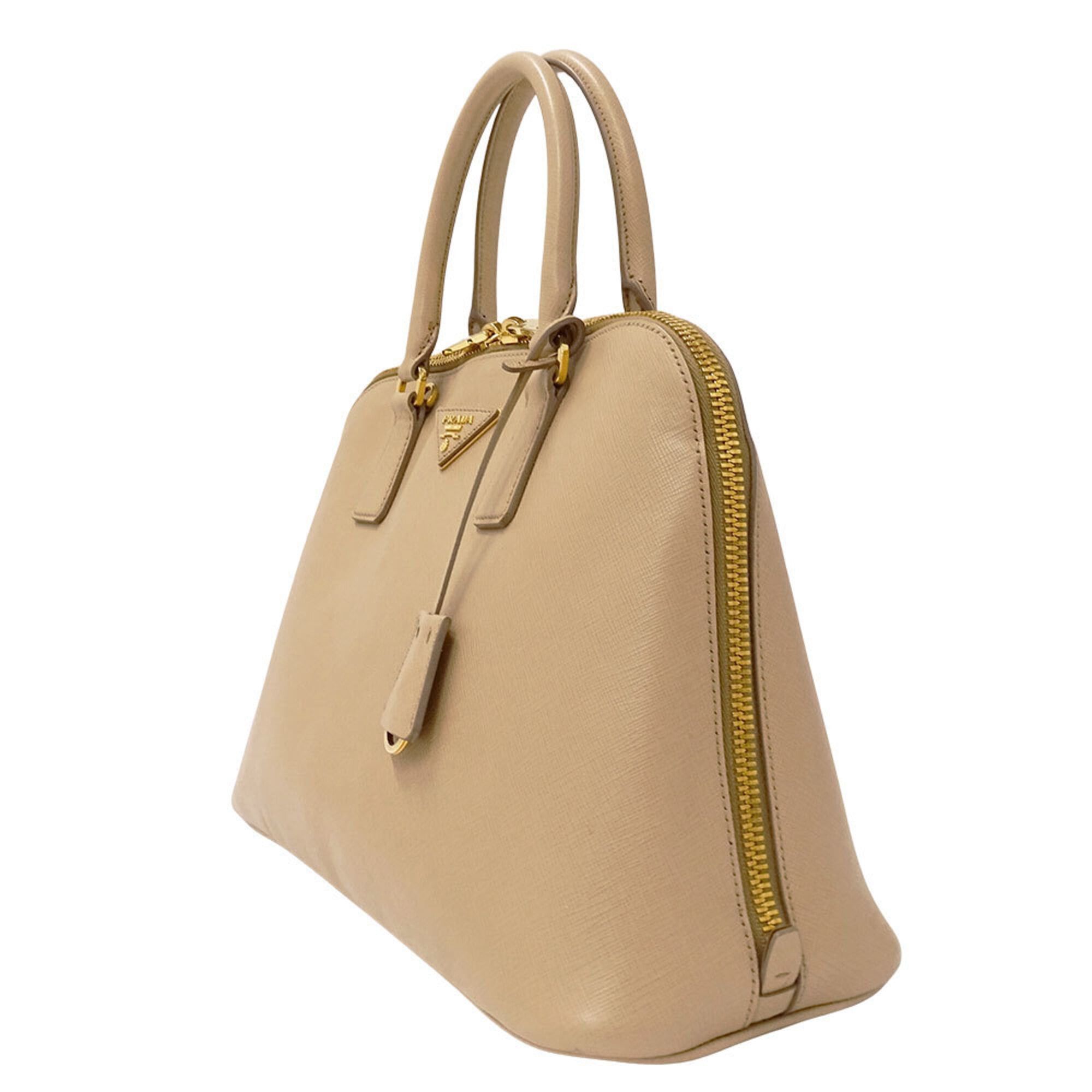 Prada Prada handbag for women, brand name, handbag/shoulder bag, 2-way, Saffiano leather, Promenade, beige, BL0836 Size ONE SIZE - 4 Thumbnail