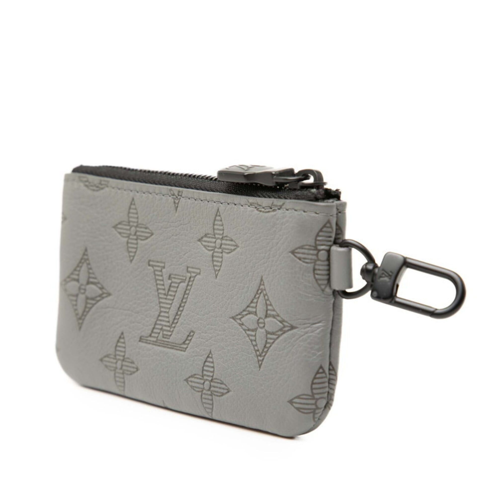 Louis Vuitton Louis Vuitton Monogram Shadow Duo Messenger Bag with Accessories (Handbag and Pouch) M46104 Gray Leather Women's LOUIS VUITTON Size ONE SIZE - 2 Thumbnail